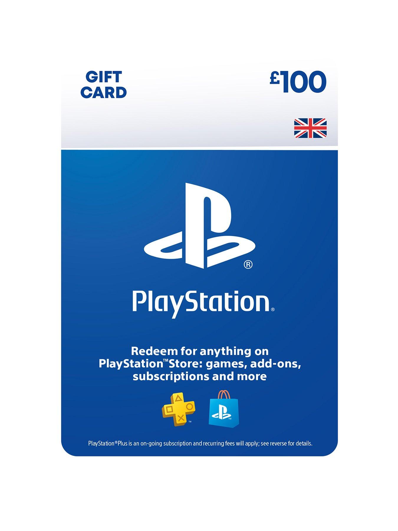 Playstation £100 Gift Card | very.co.uk