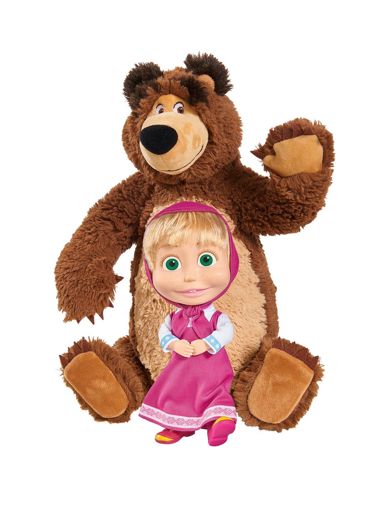 masha and bear plush