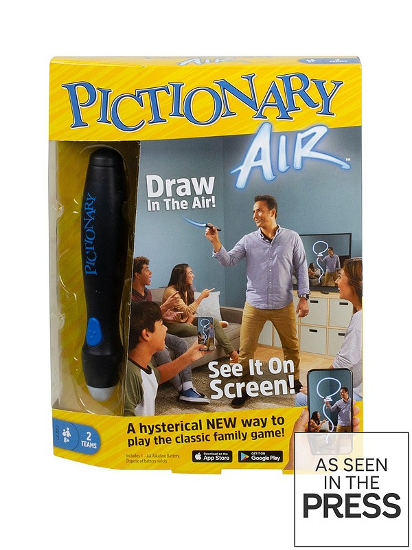 Mattel Pictionary Card Game No Drawing Required Family Ages 8 for sale online 