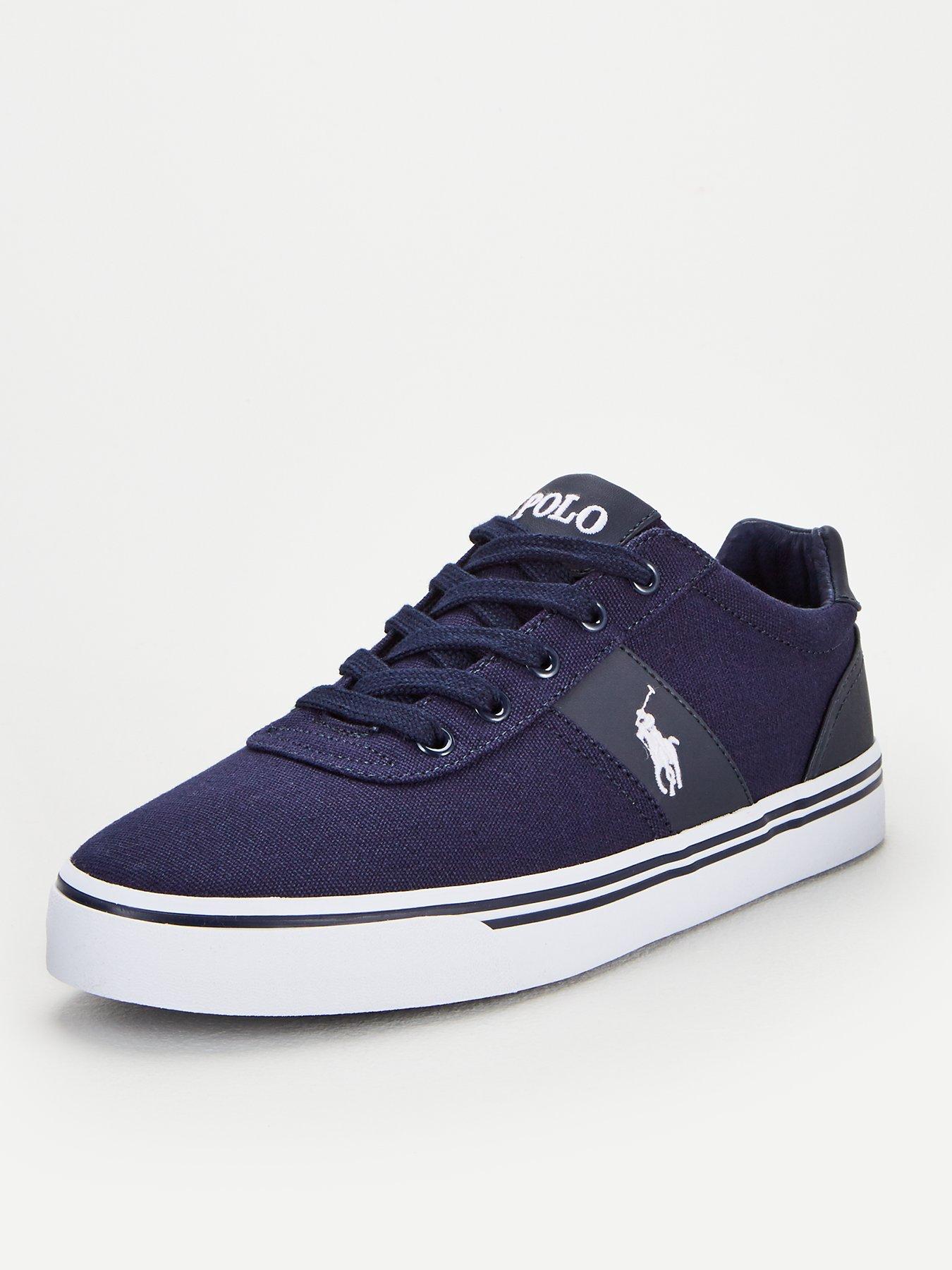 polo canvas trainers