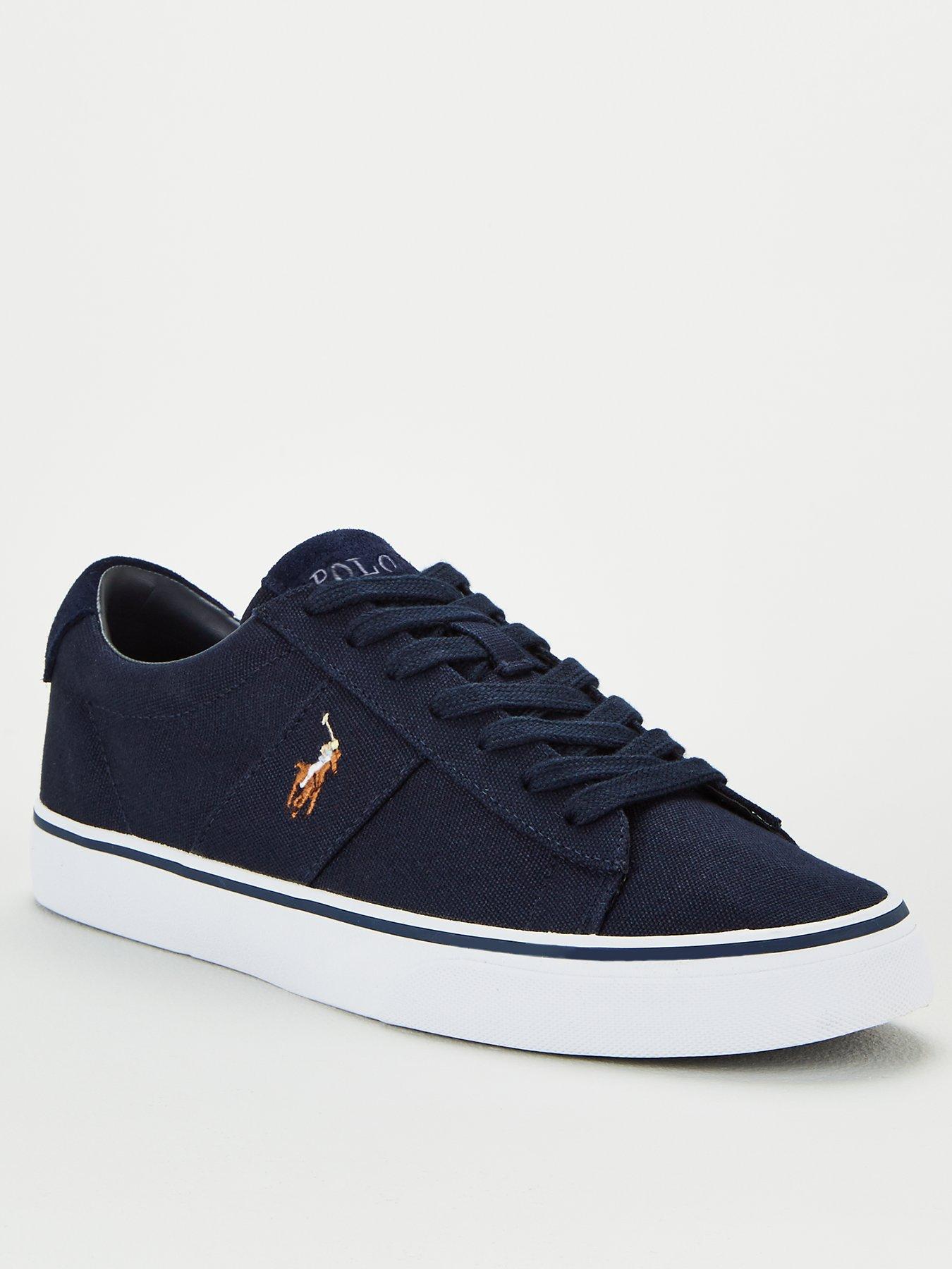 Polo canvas trainers hotsell