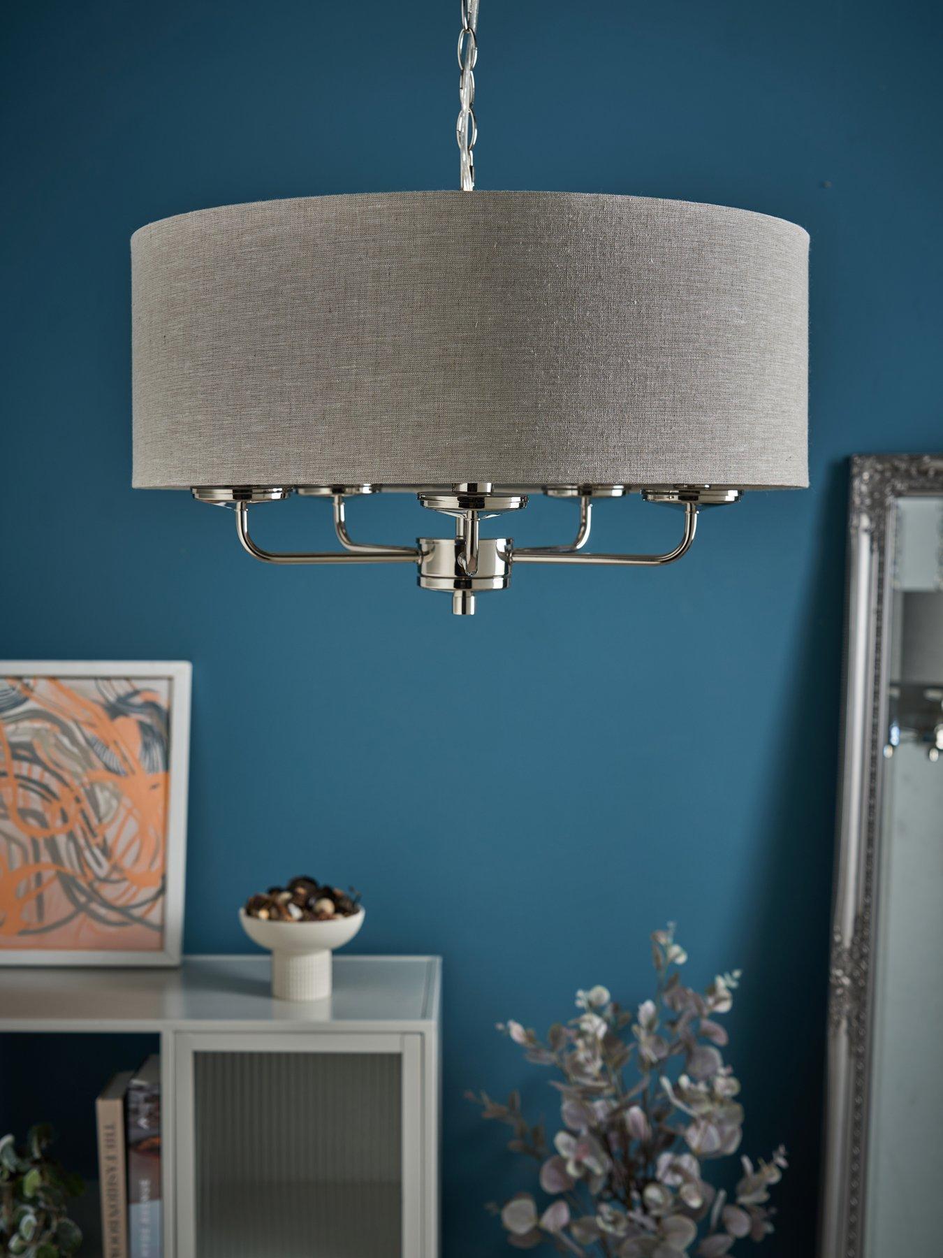 Image 4 of 6 of The Very Collection Mika Traditional 5 Light Ceiling Fixture