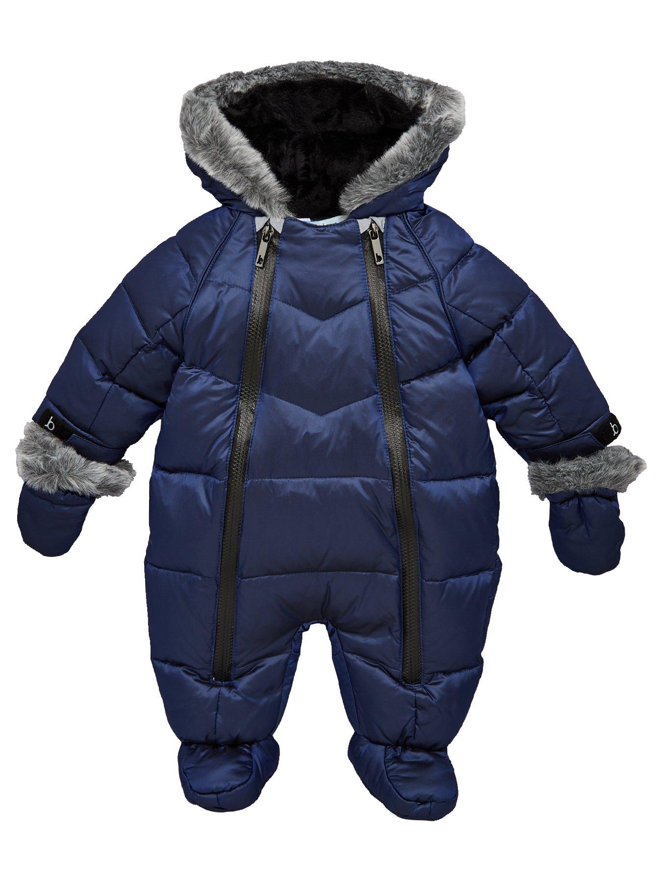 quilted snowsuit baby boy