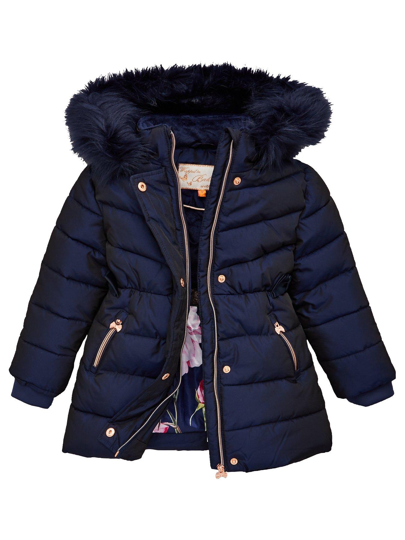 girls ted baker coat sale