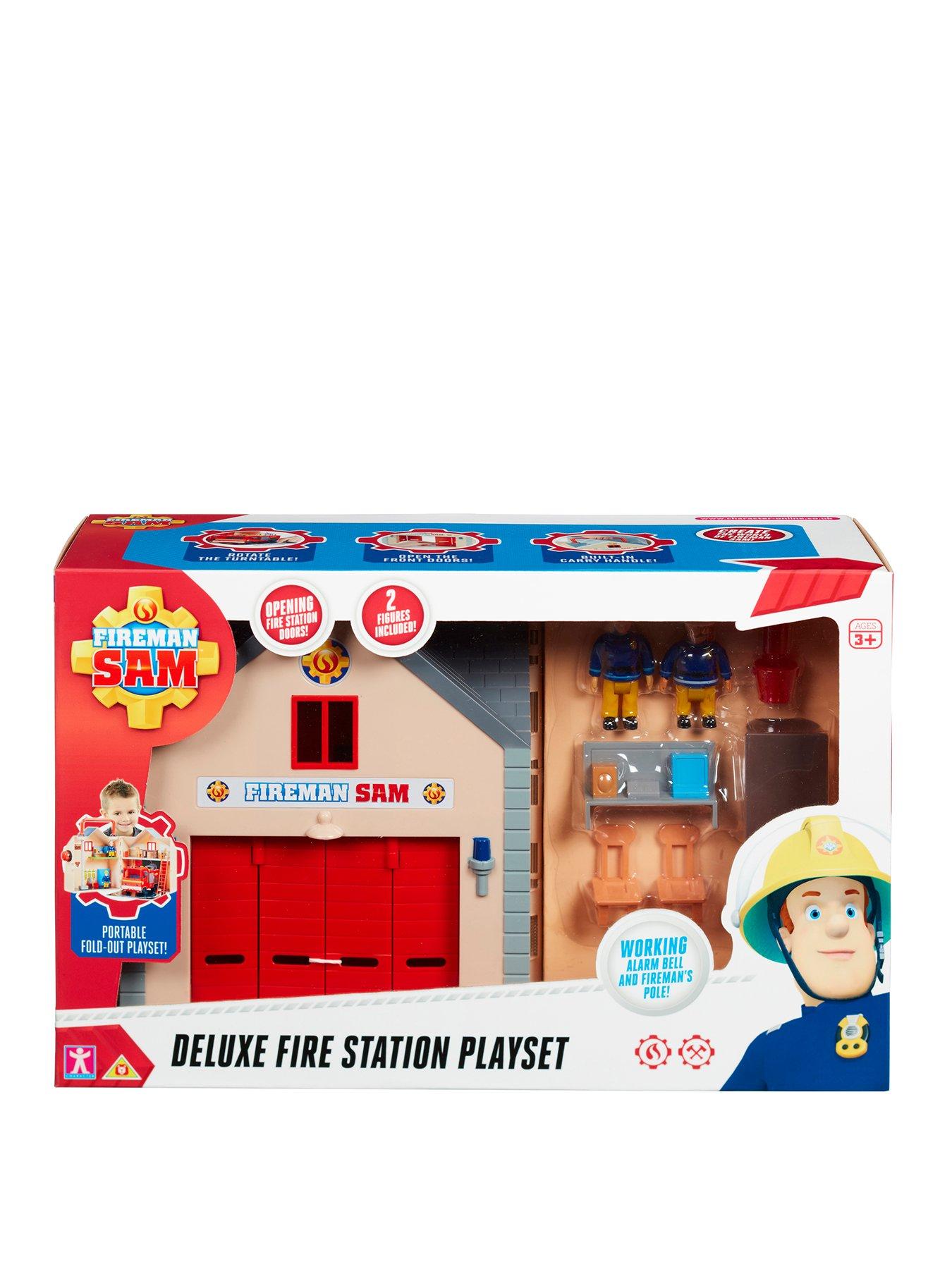 fireman sam deluxe fire station playset