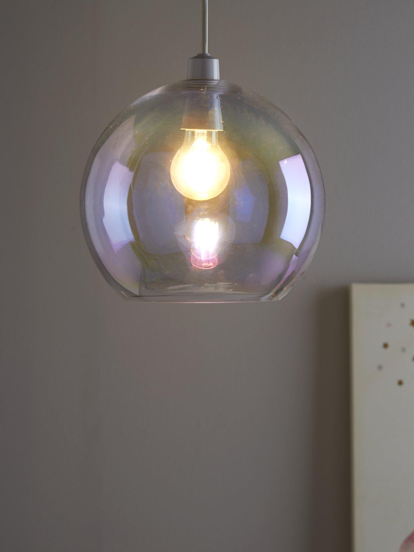 The Very Collection Cortona Pearlescent Globe Easy Fit Light Shade
