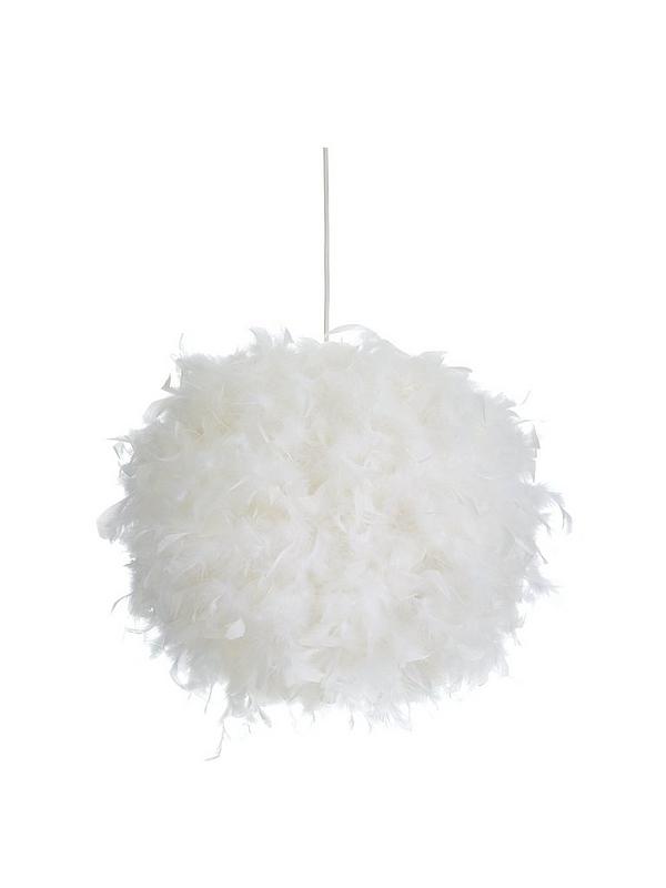 Ellie Easy Fit Pendant Very Co Uk, Fluffy Lamp Shade