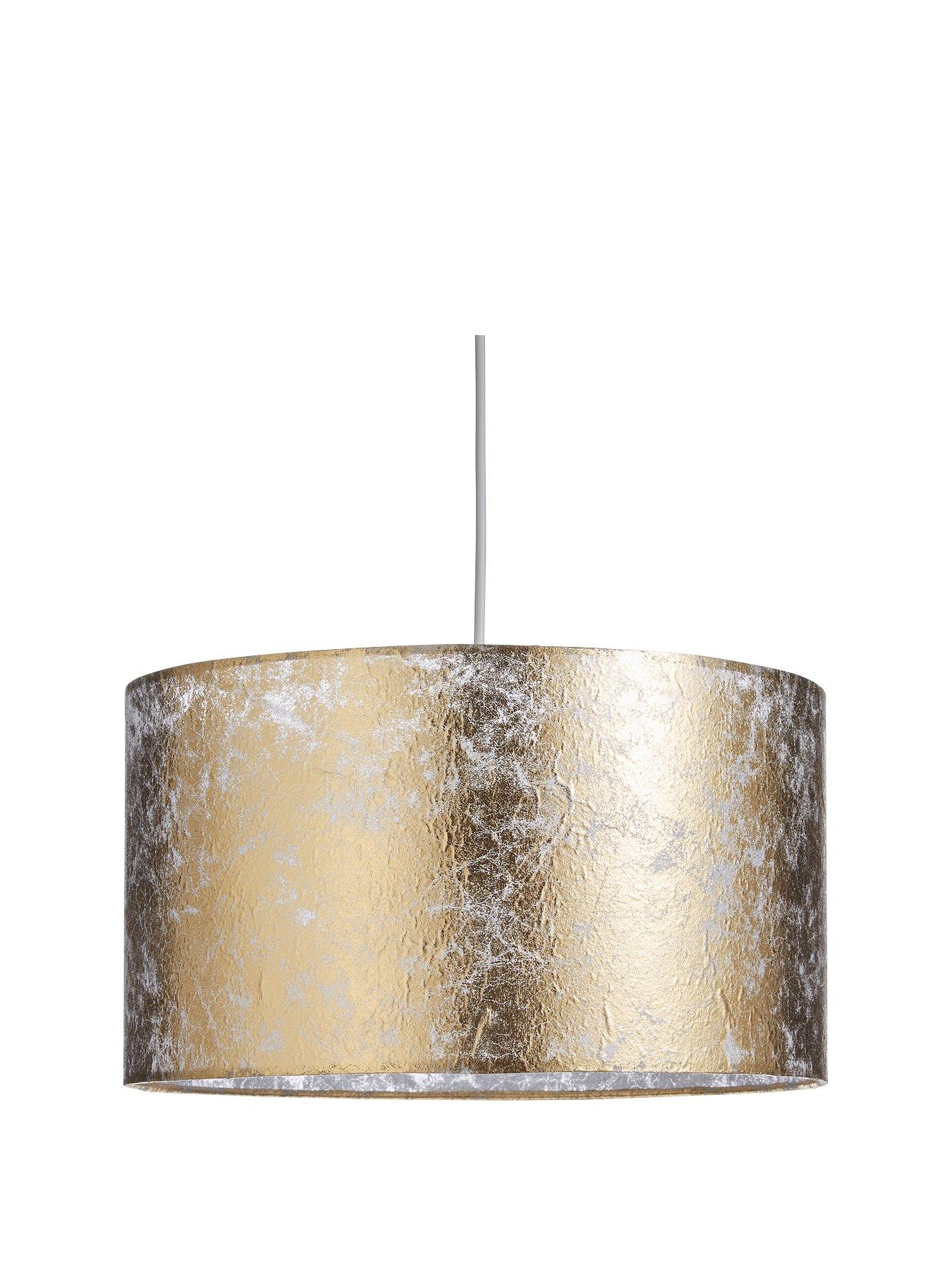 Metallic lamp outlet shade