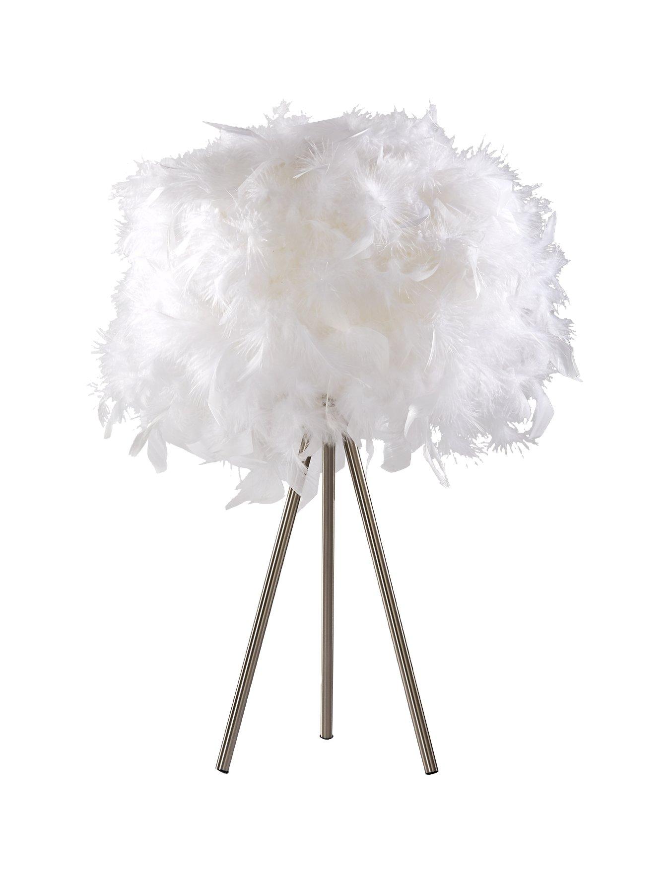 fluffy bedside lamps