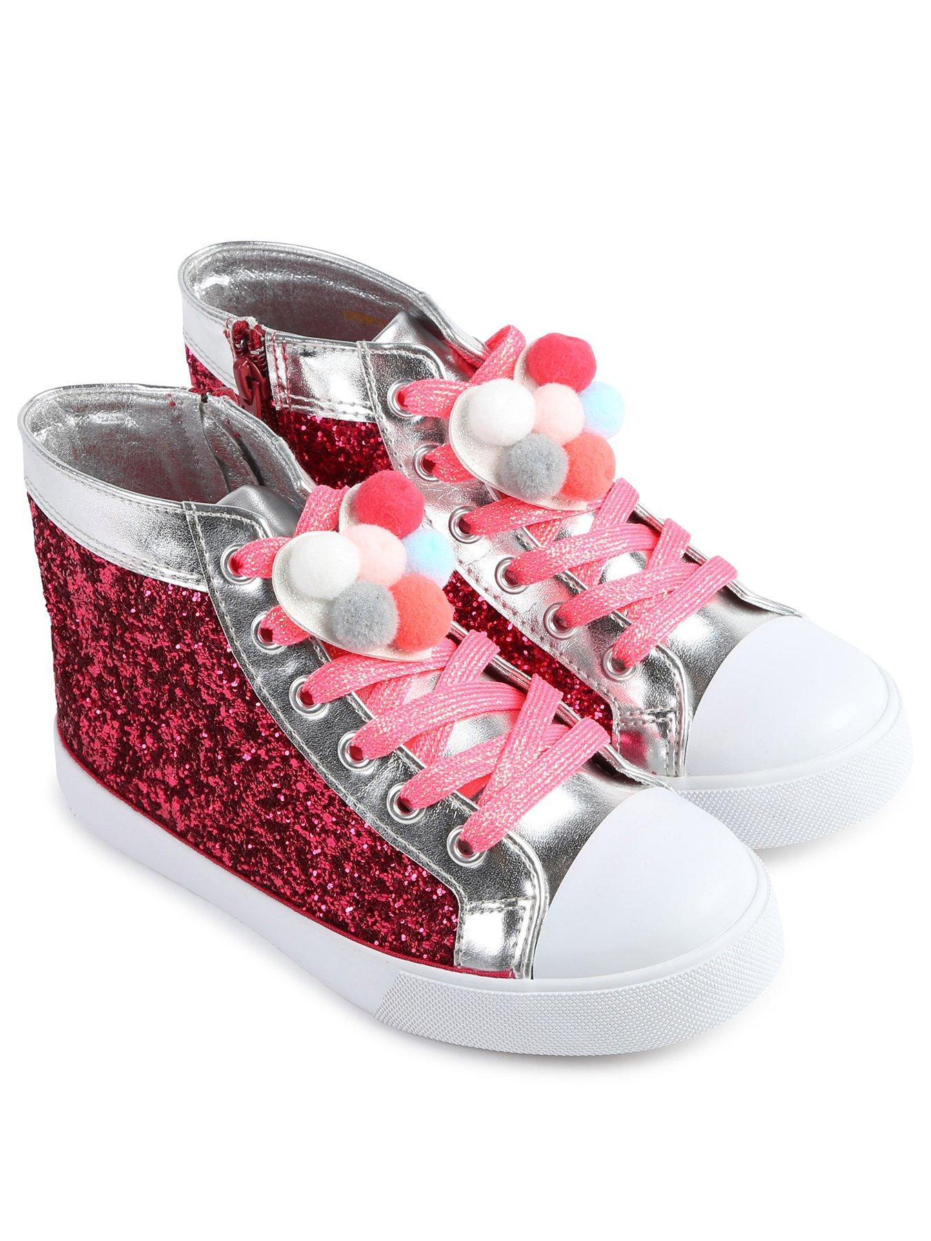 Billieblush Glitter Pom Pom High Tops review