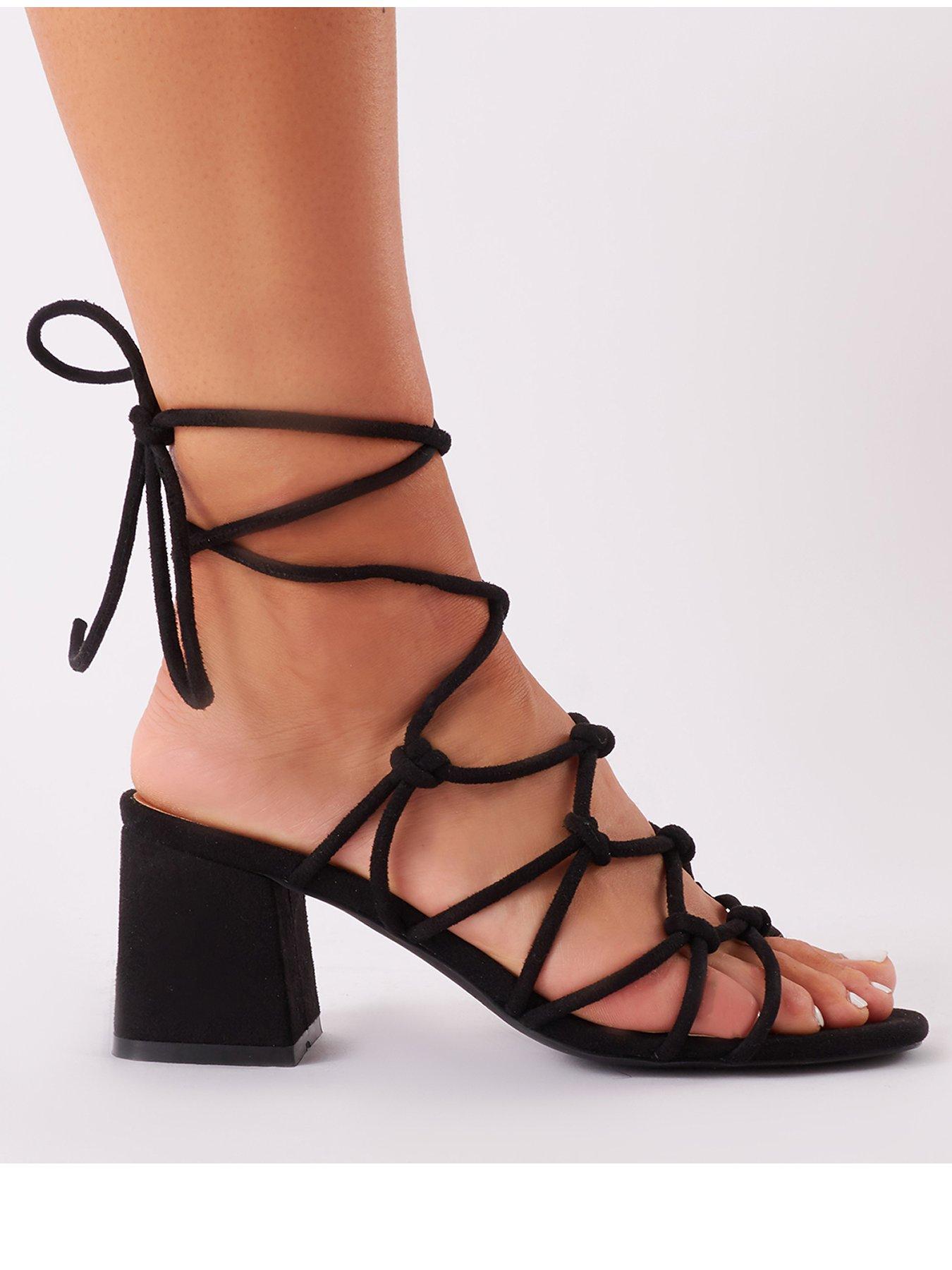 public desire lace up sandals