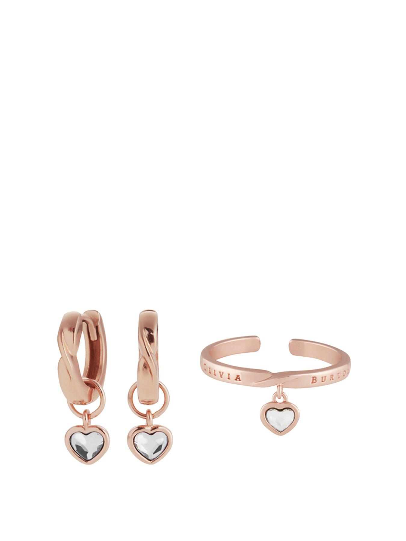 Olivia Burton Olivia Burton 18K Rose Gold Plated Interlink Heart Gift Set review