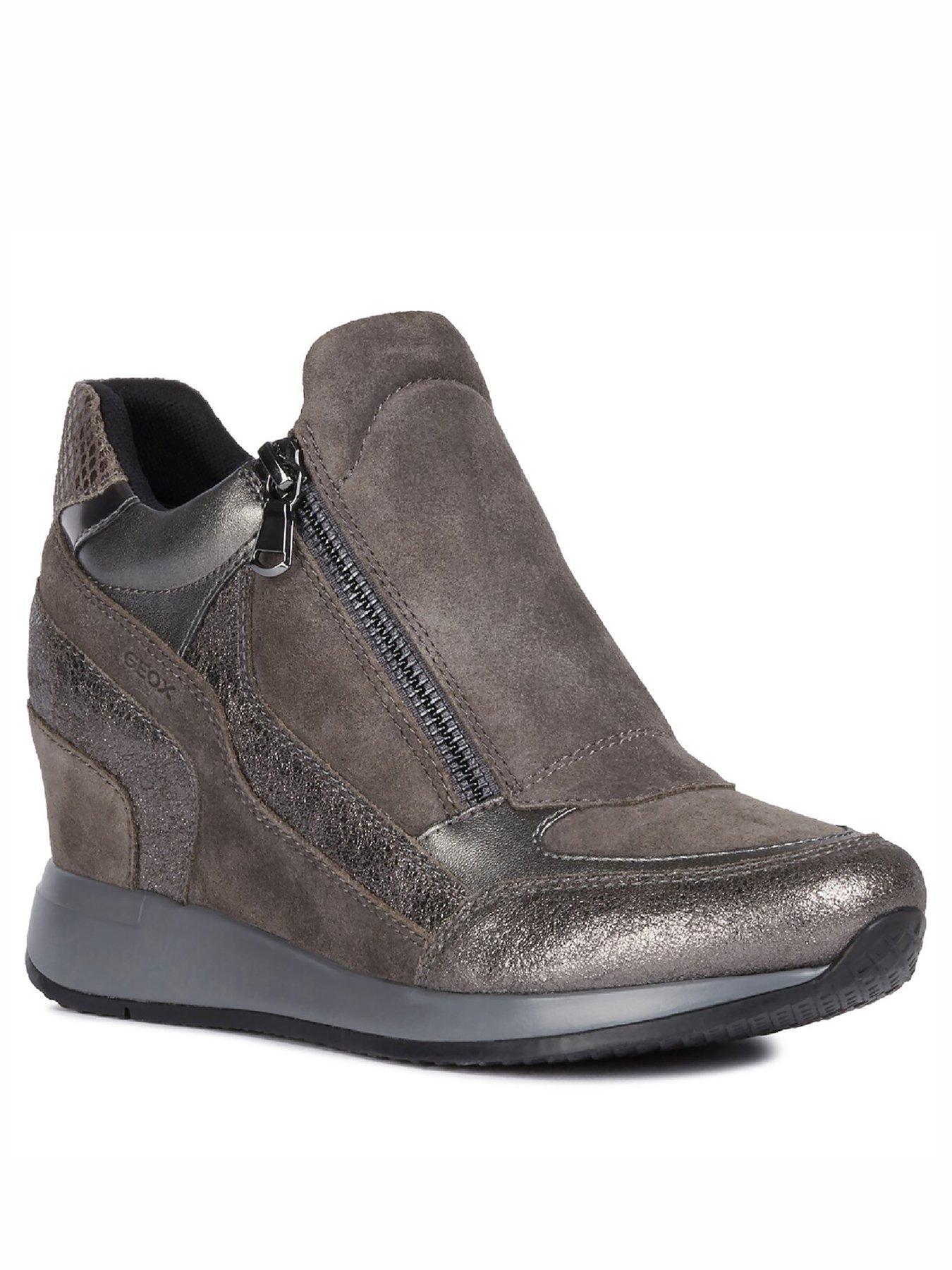 geox heeled trainers