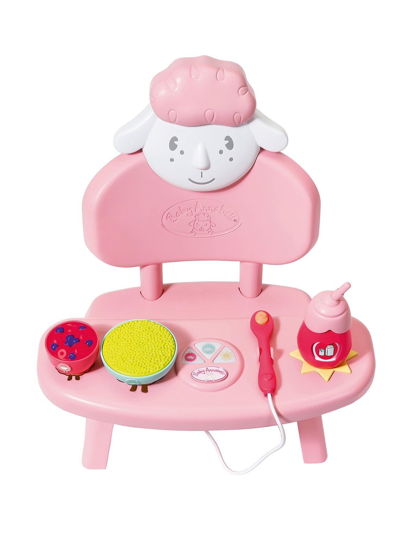 baby annabell table feeding chair