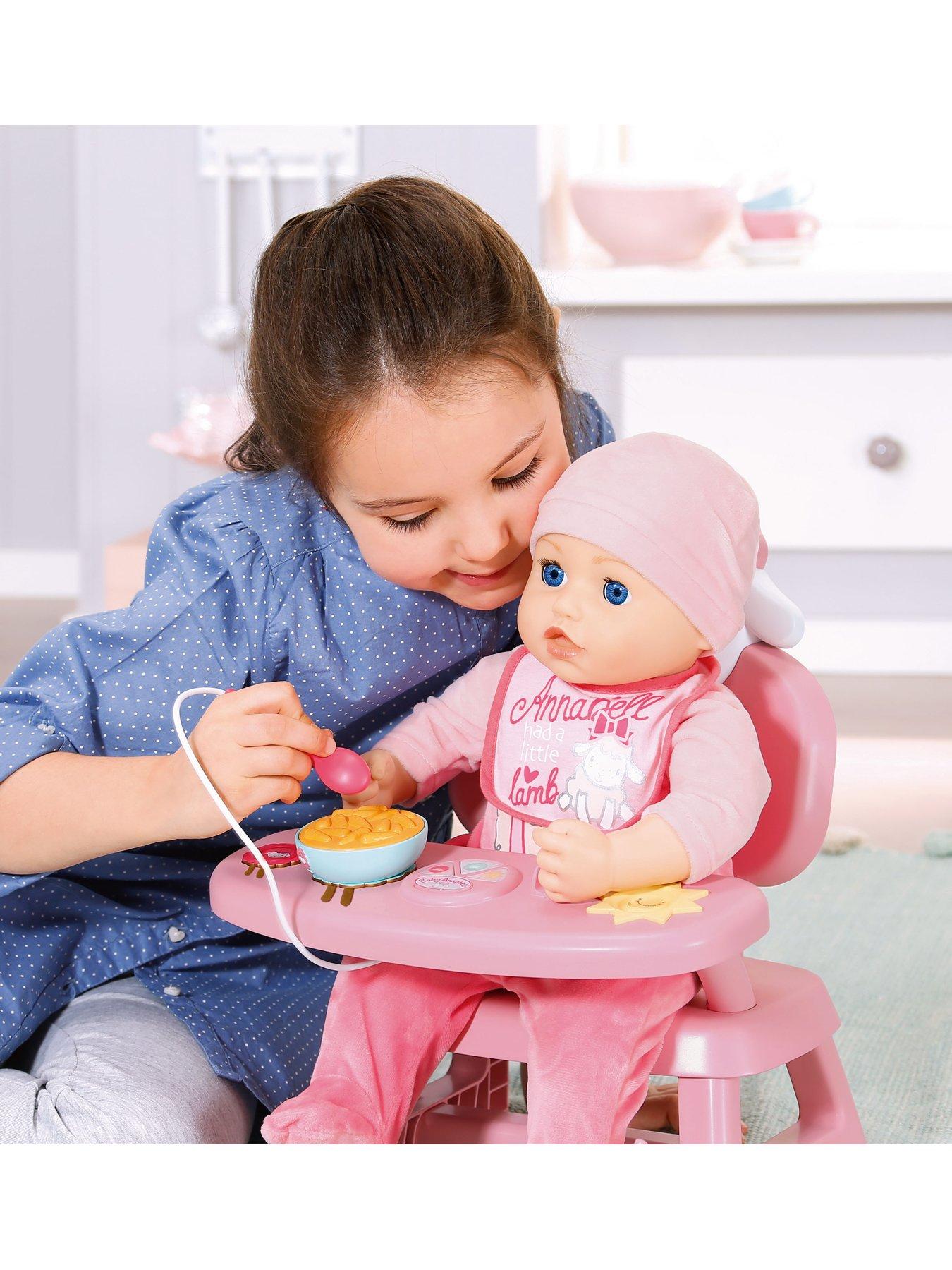 Baby annabell best sale table feeding chair