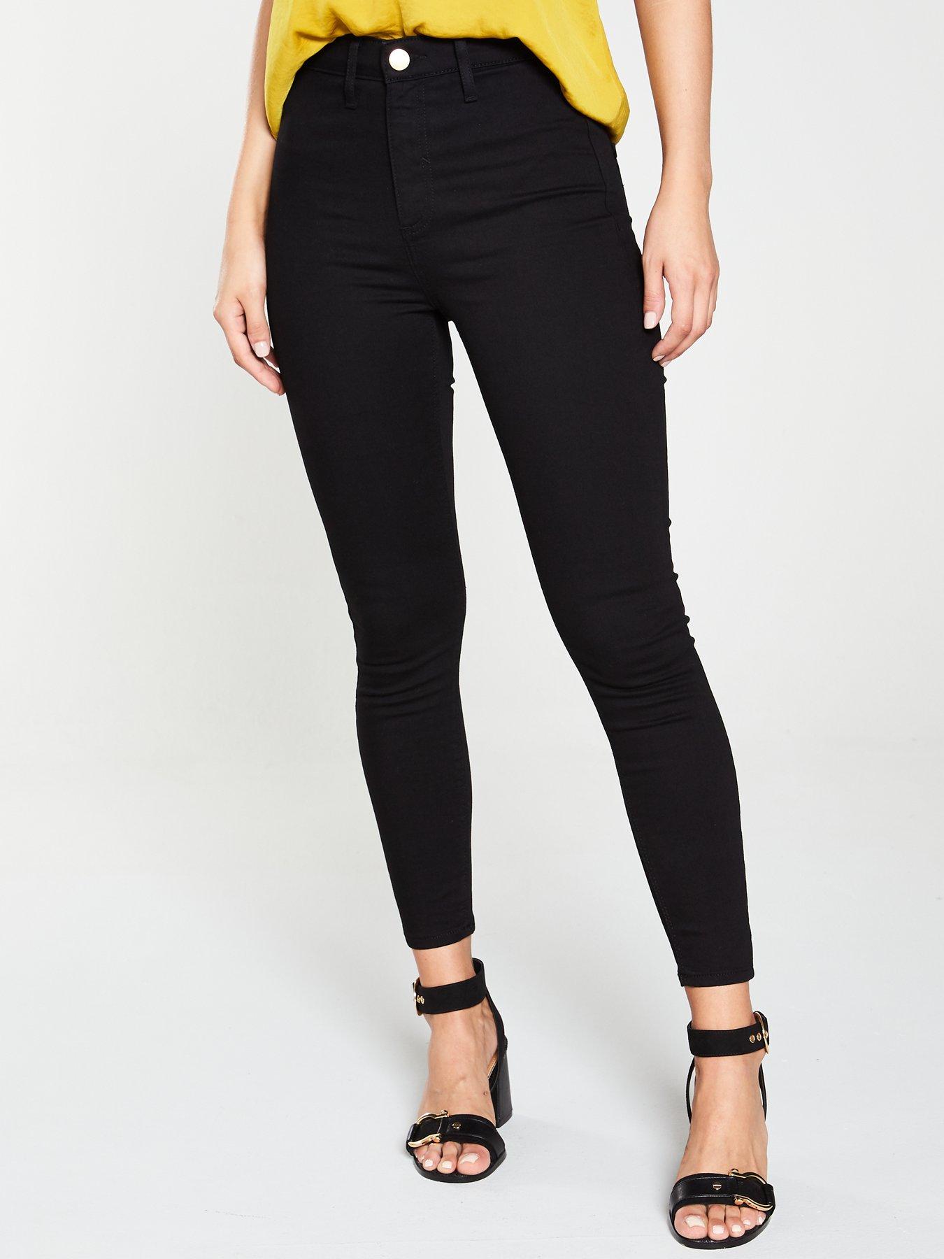 black jeans high waisted skinny