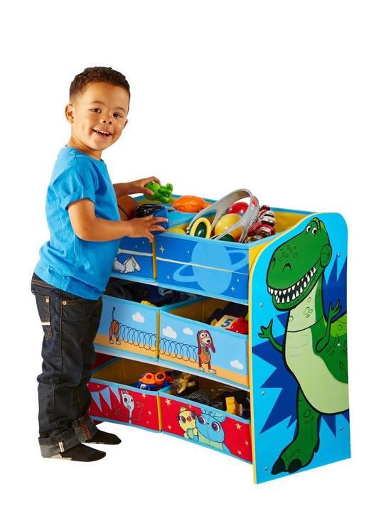 stillFront image of toy-story-kids-bedroom-storage-unit-with-6-bins-by-hellohome