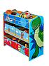  image of toy-story-kids-bedroom-storage-unit-with-6-bins-by-hellohome