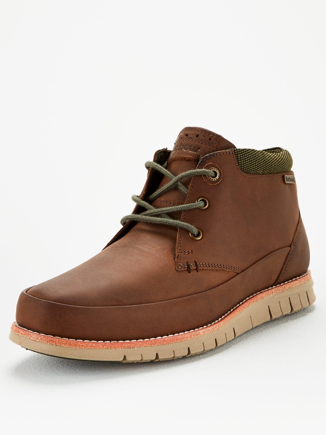 barbour chukka boots tan