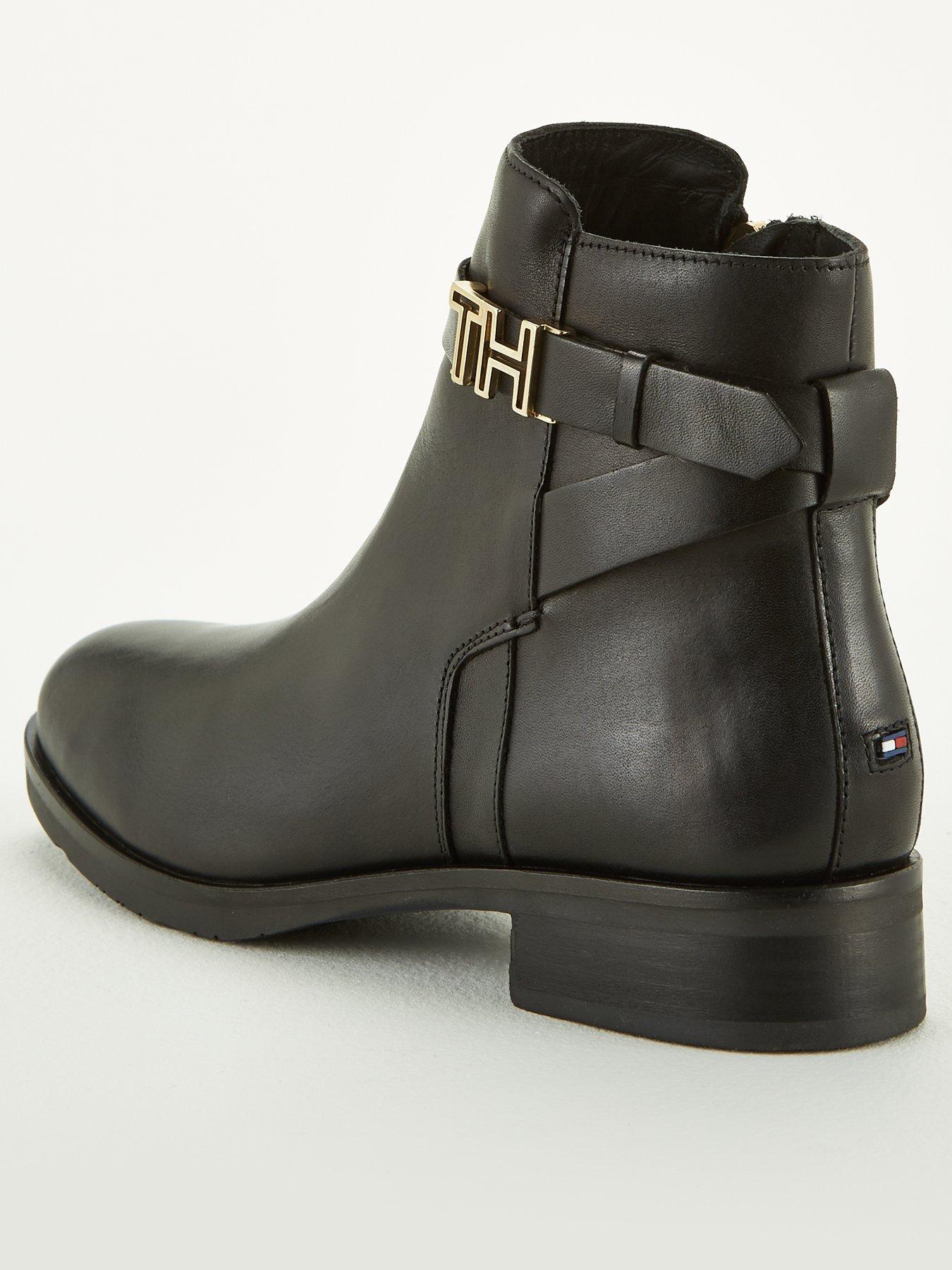 tommy hilfiger flat boots