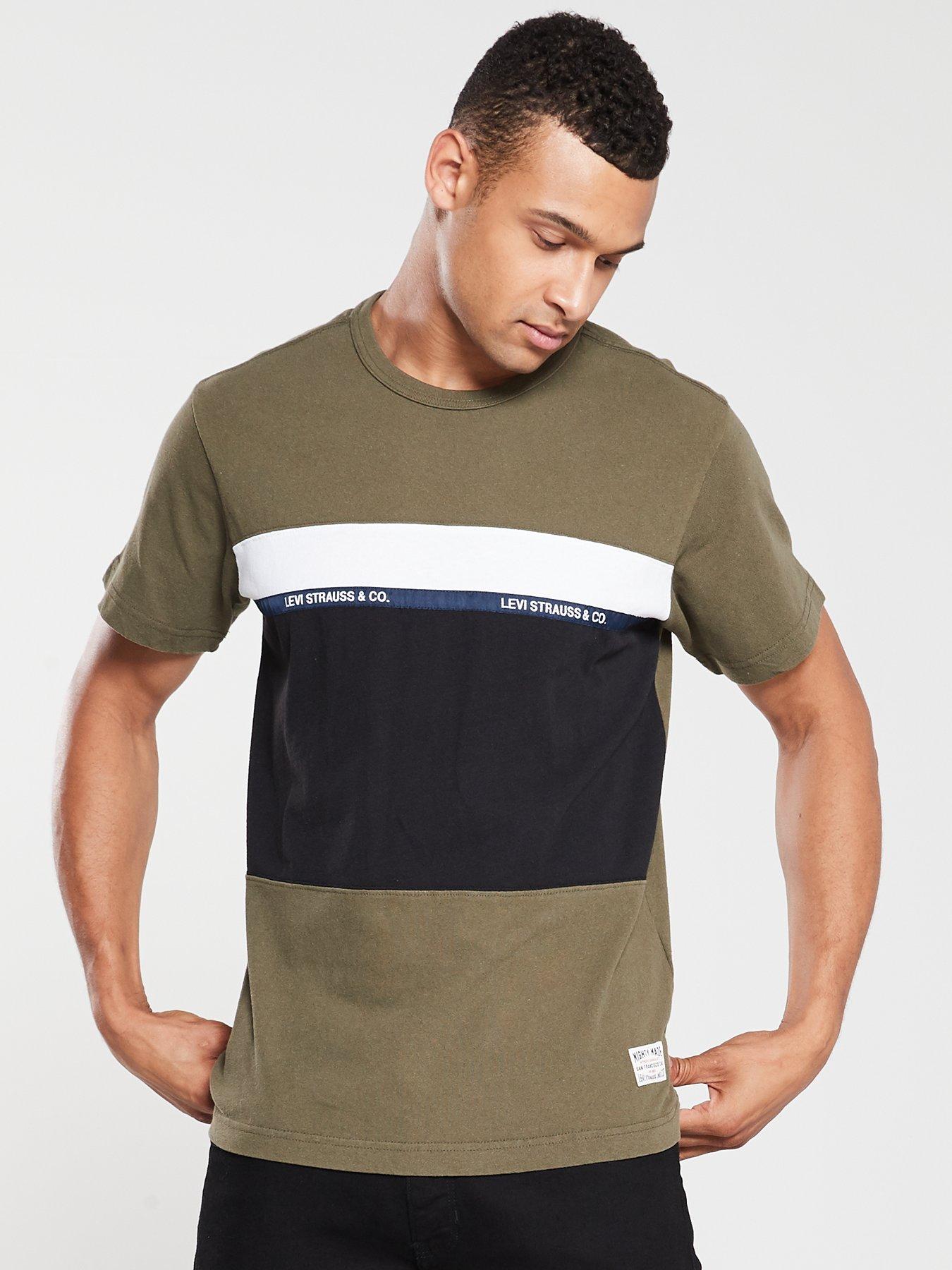 levi's khaki t shirt