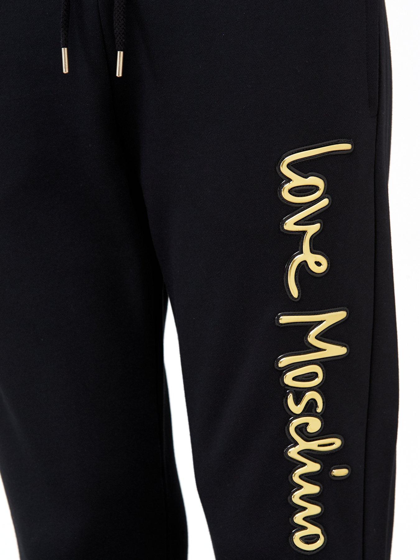 moschino joggers black