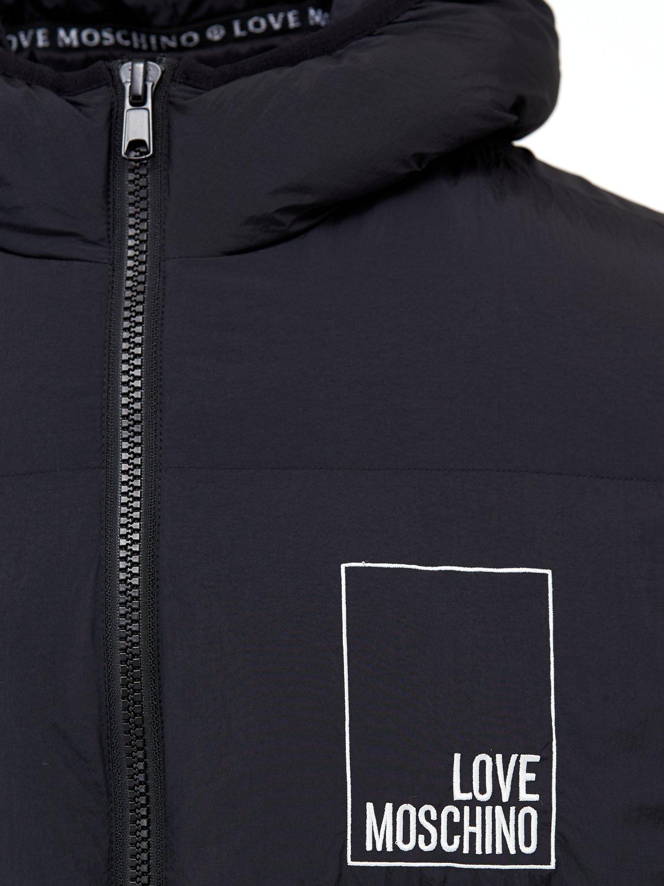 LOVE MOSCHINO Box Logo Hooded Padded 