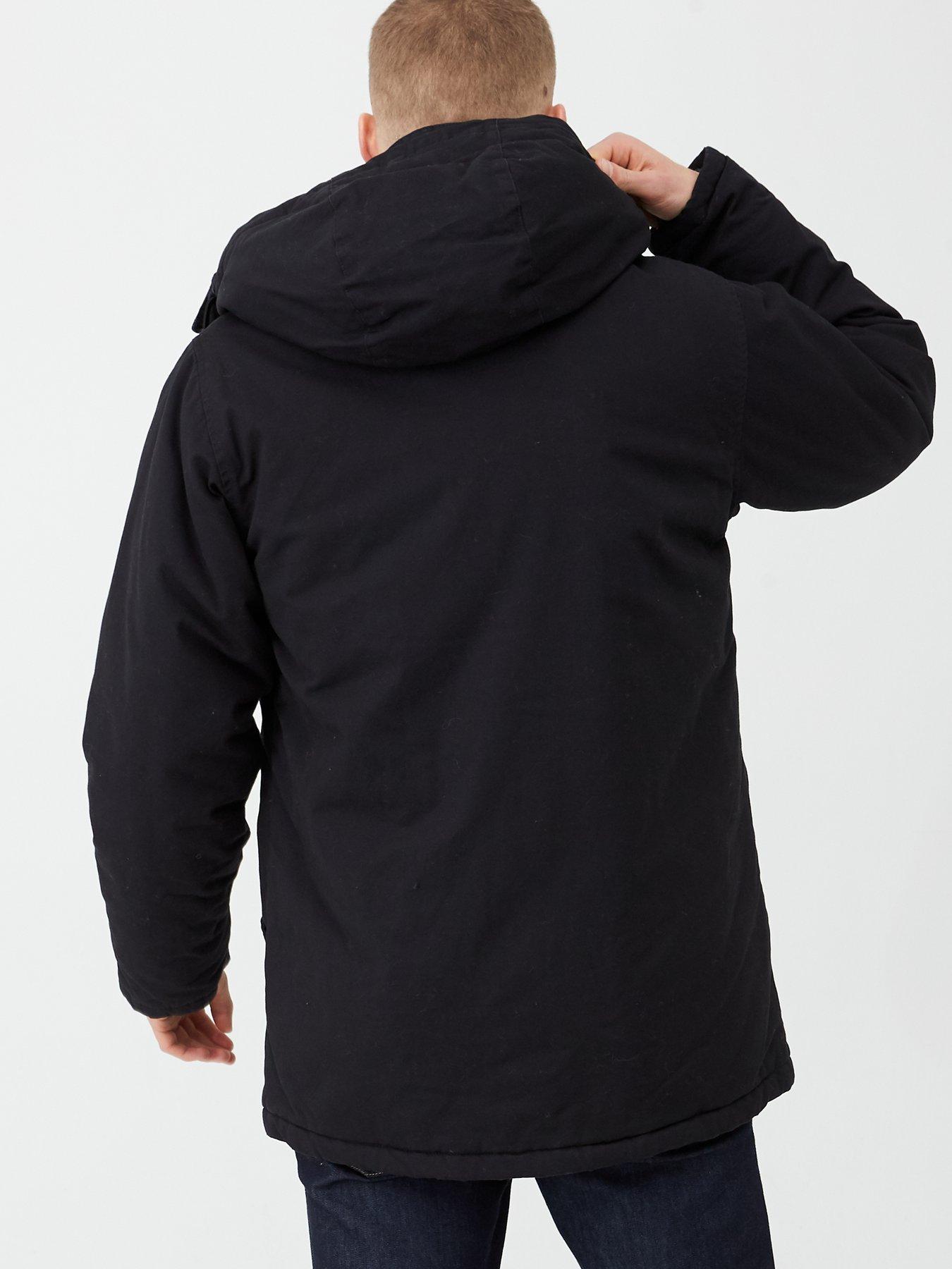 levi's men's thermore padded parka coat