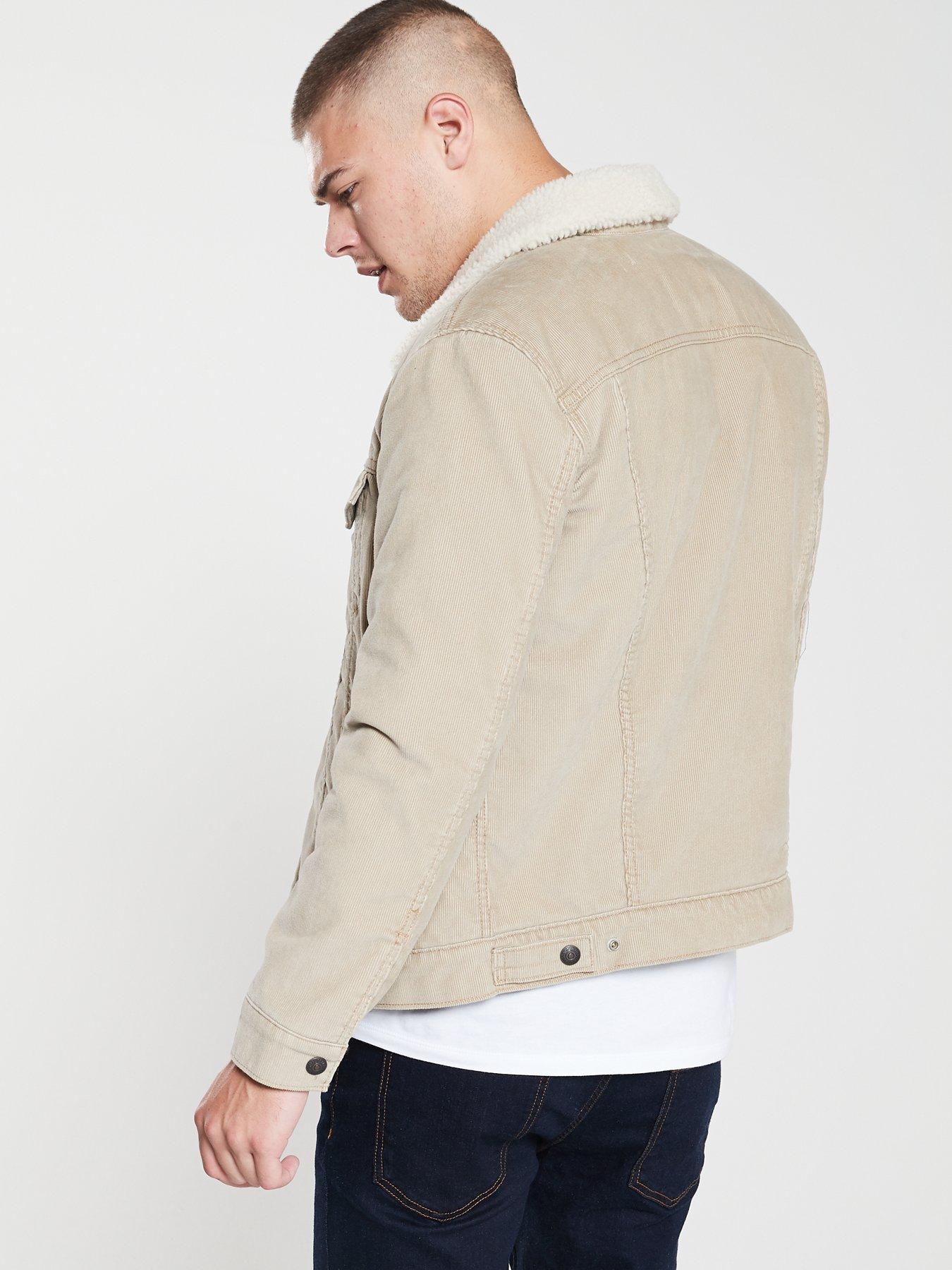 levi's chino corduroy sherpa trucker jacket