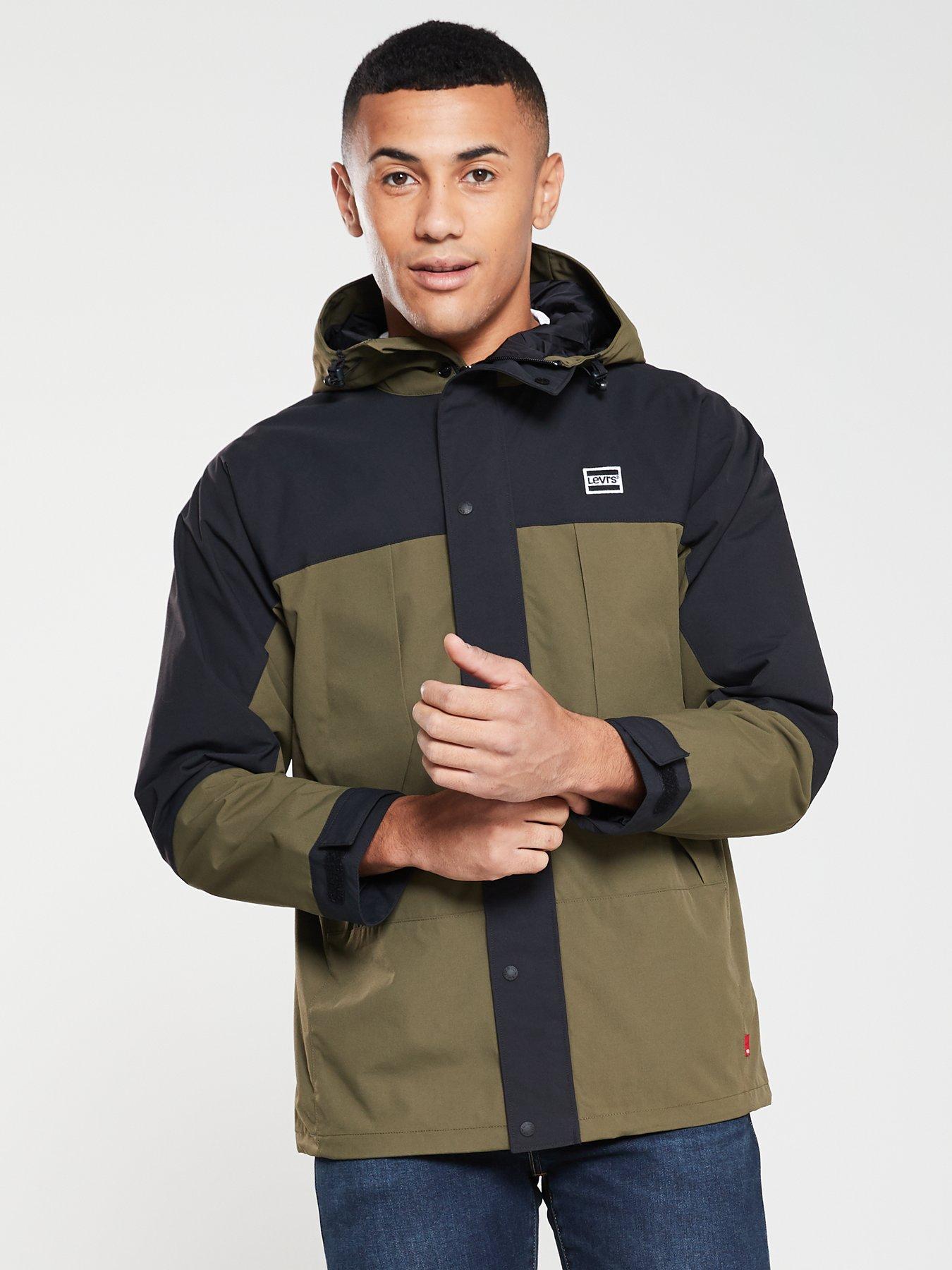 levi's parka jackets mens