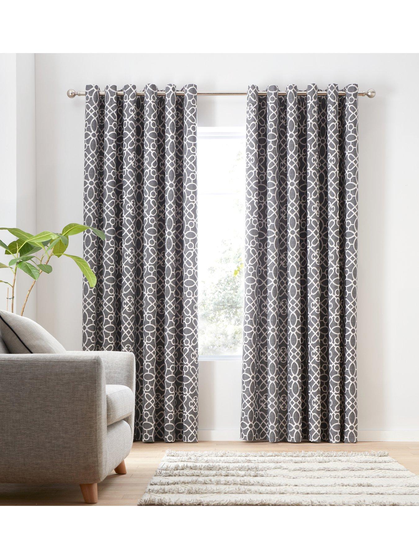 Catherine Lansfield Lattice Eyelet Curtains review