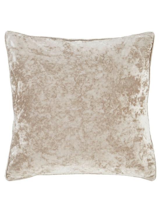 front image of catherine-lansfield-crushed-velvet-cushion