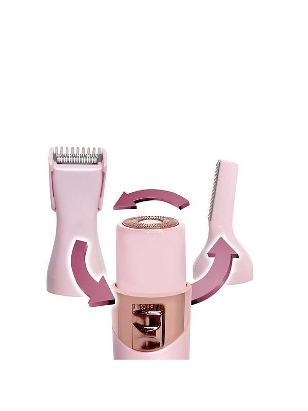 Image 3 of 5 of Magnitone Fuzz Off 3 in 1 Rechargeable Precision Trimmer - Pink