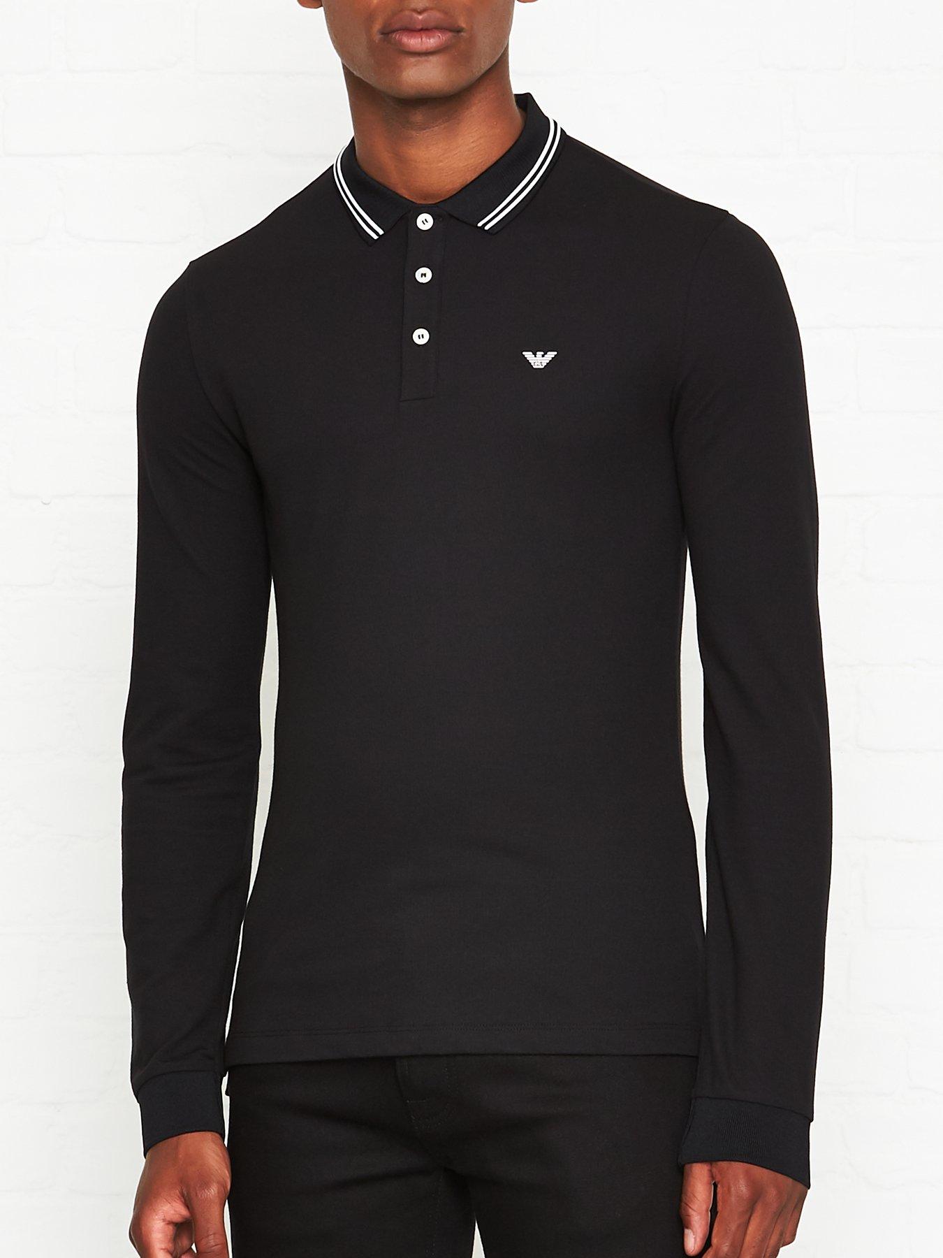 armani long sleeve polo shirt sale