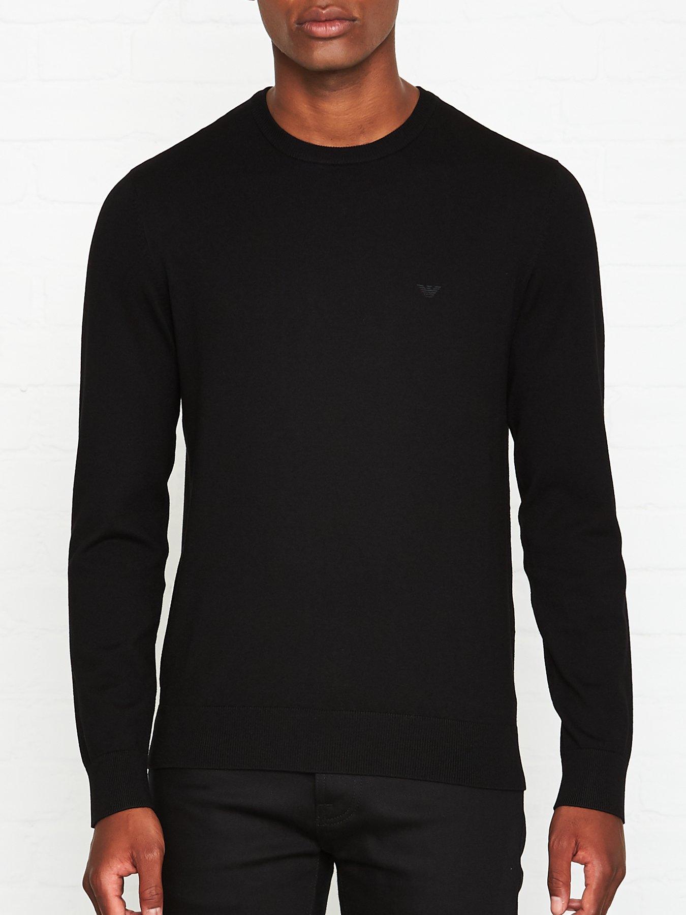 black armani jumper