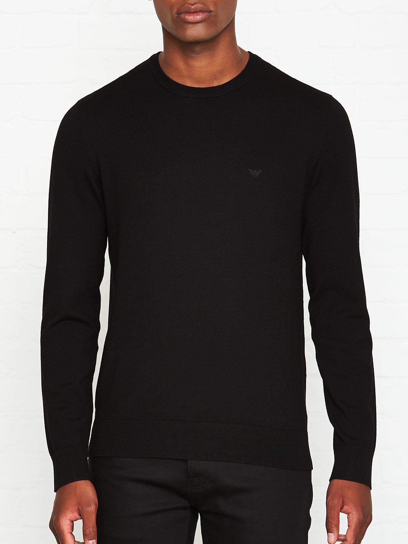 armani jumper black