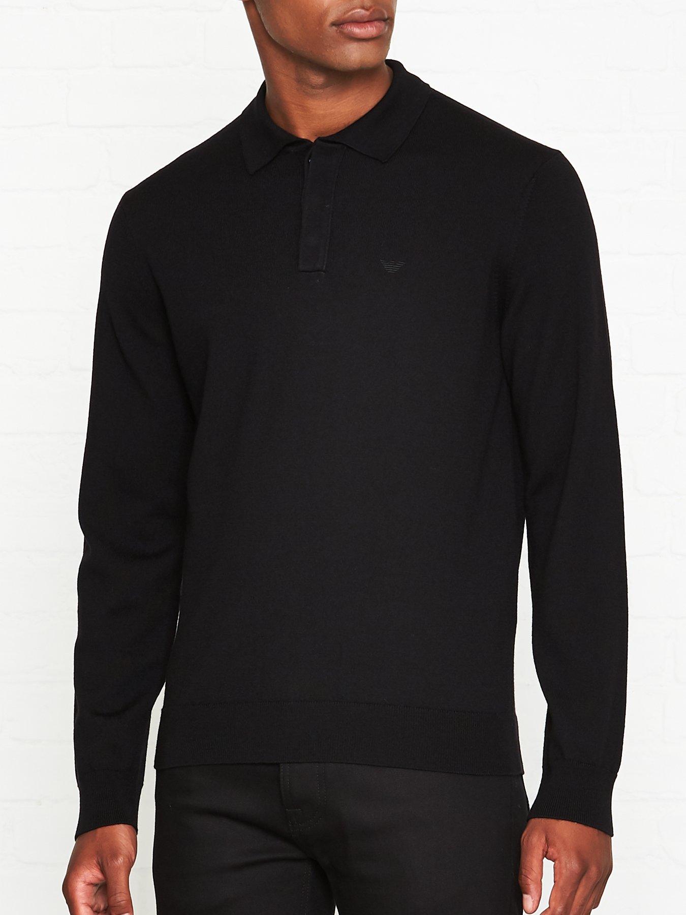 armani knitted polo