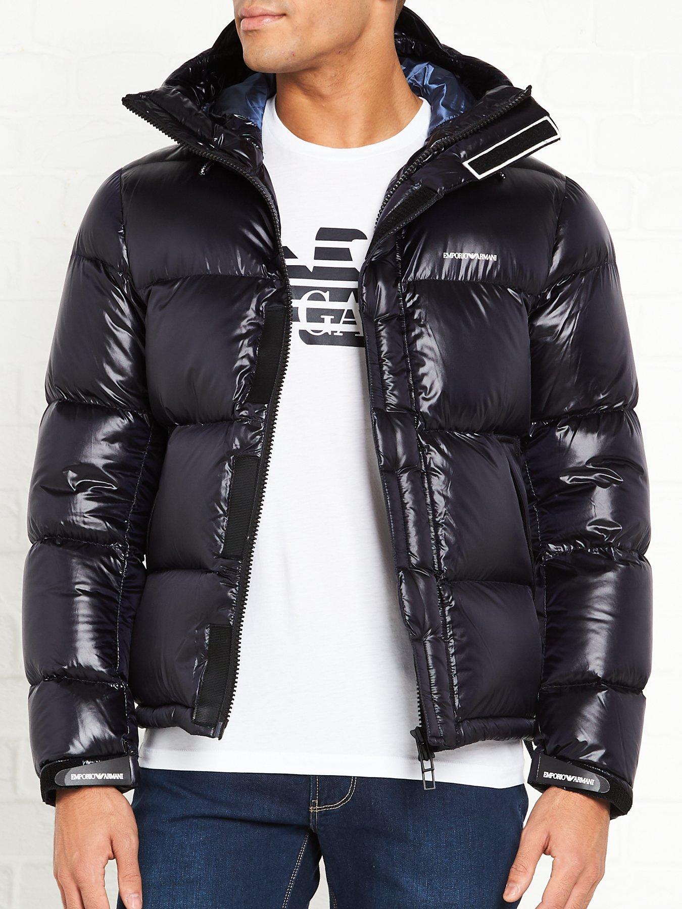 emporio armani down padded jacket