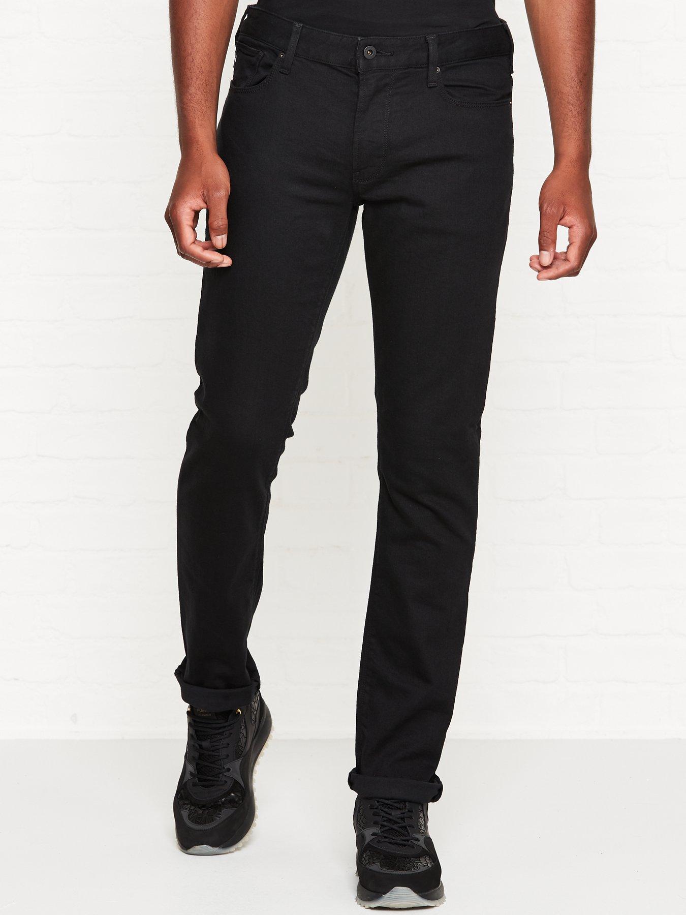 armani j06 slim fit jeans black