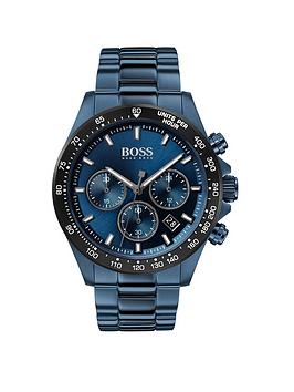 boss-hero-sport-lux-blue-sunray-chronograph-dial-blue-ip-stainless-steel-bracelet-mens-watch