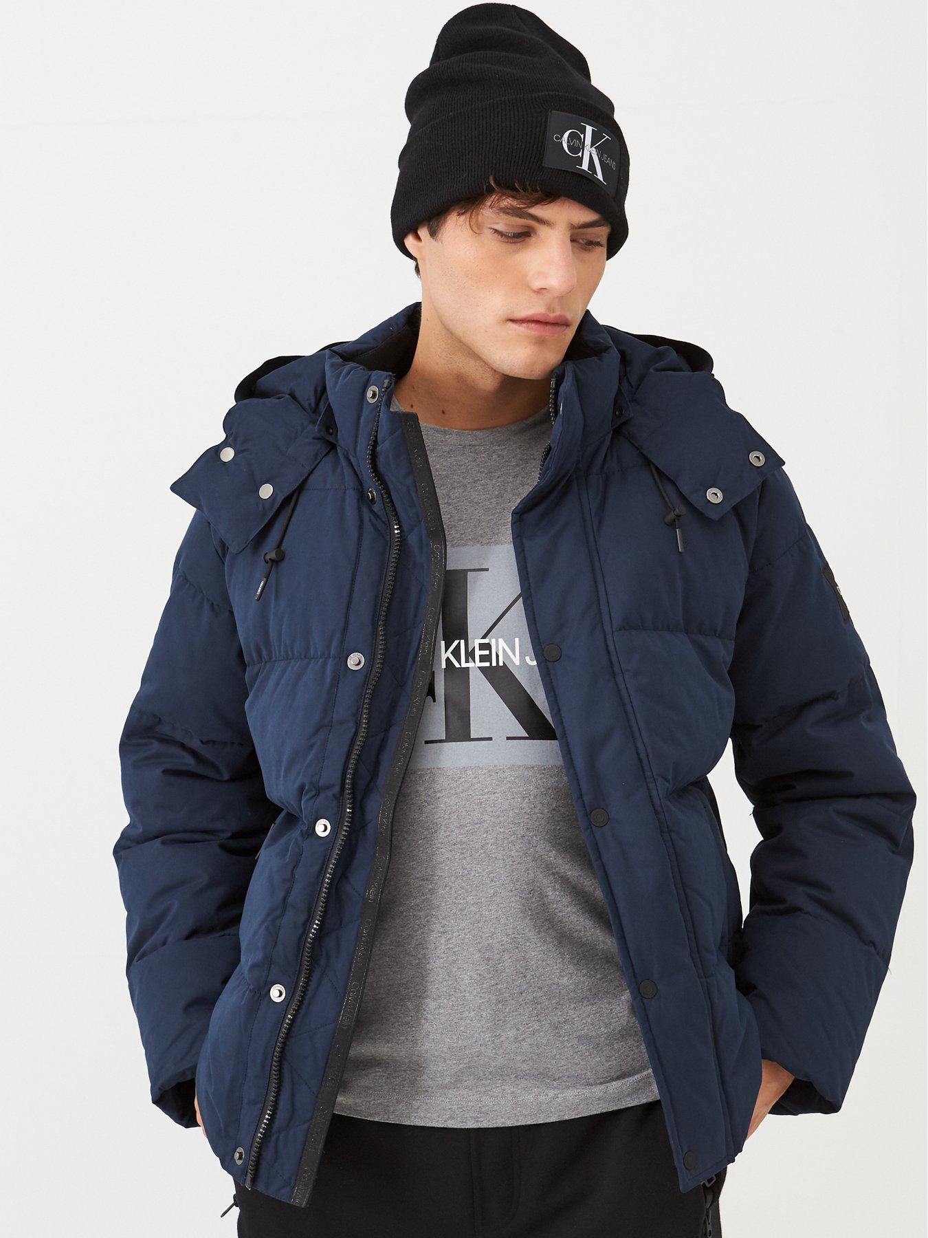 calvin klein navy blue jacket
