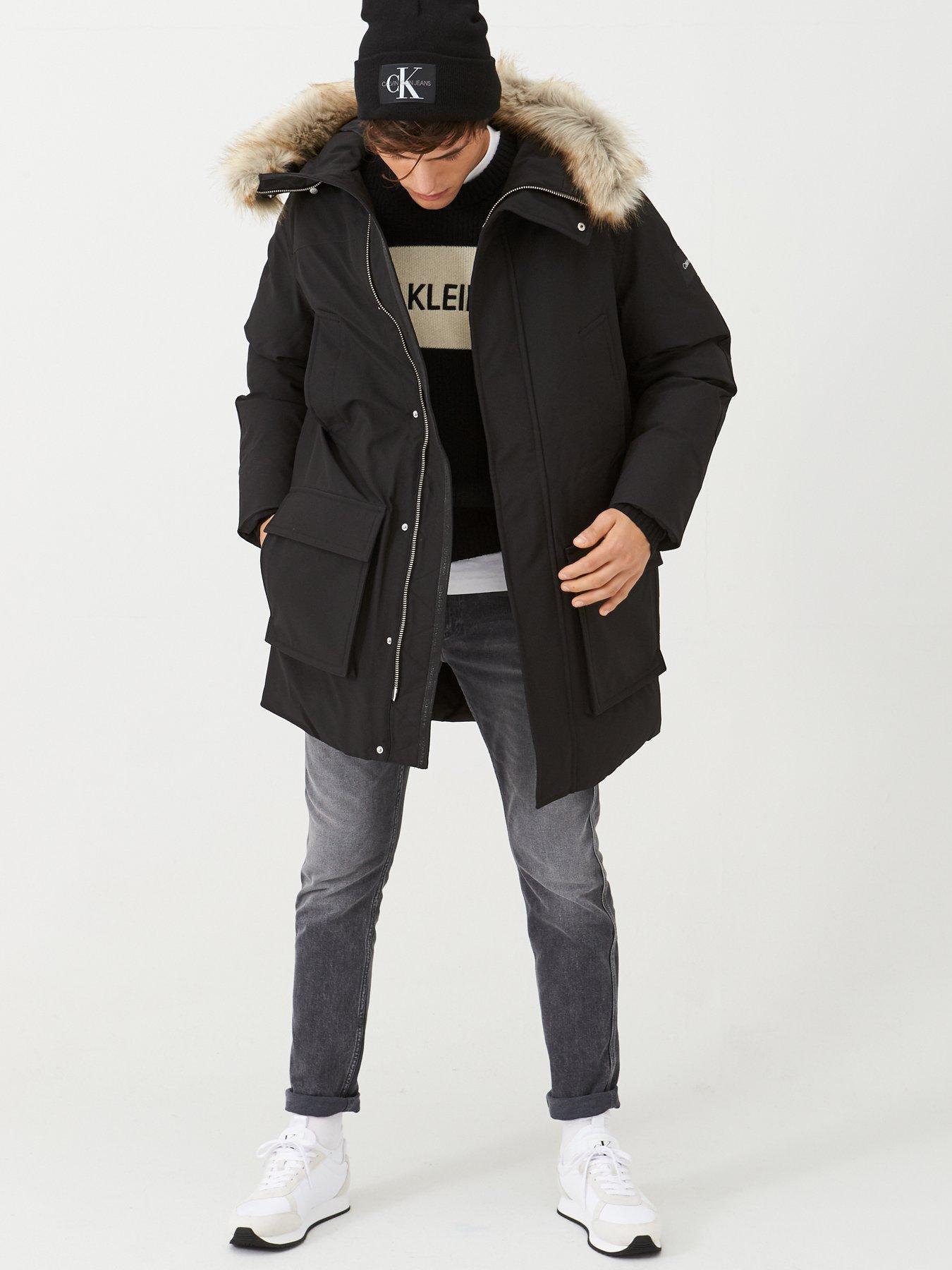 calvin klein premium down coat