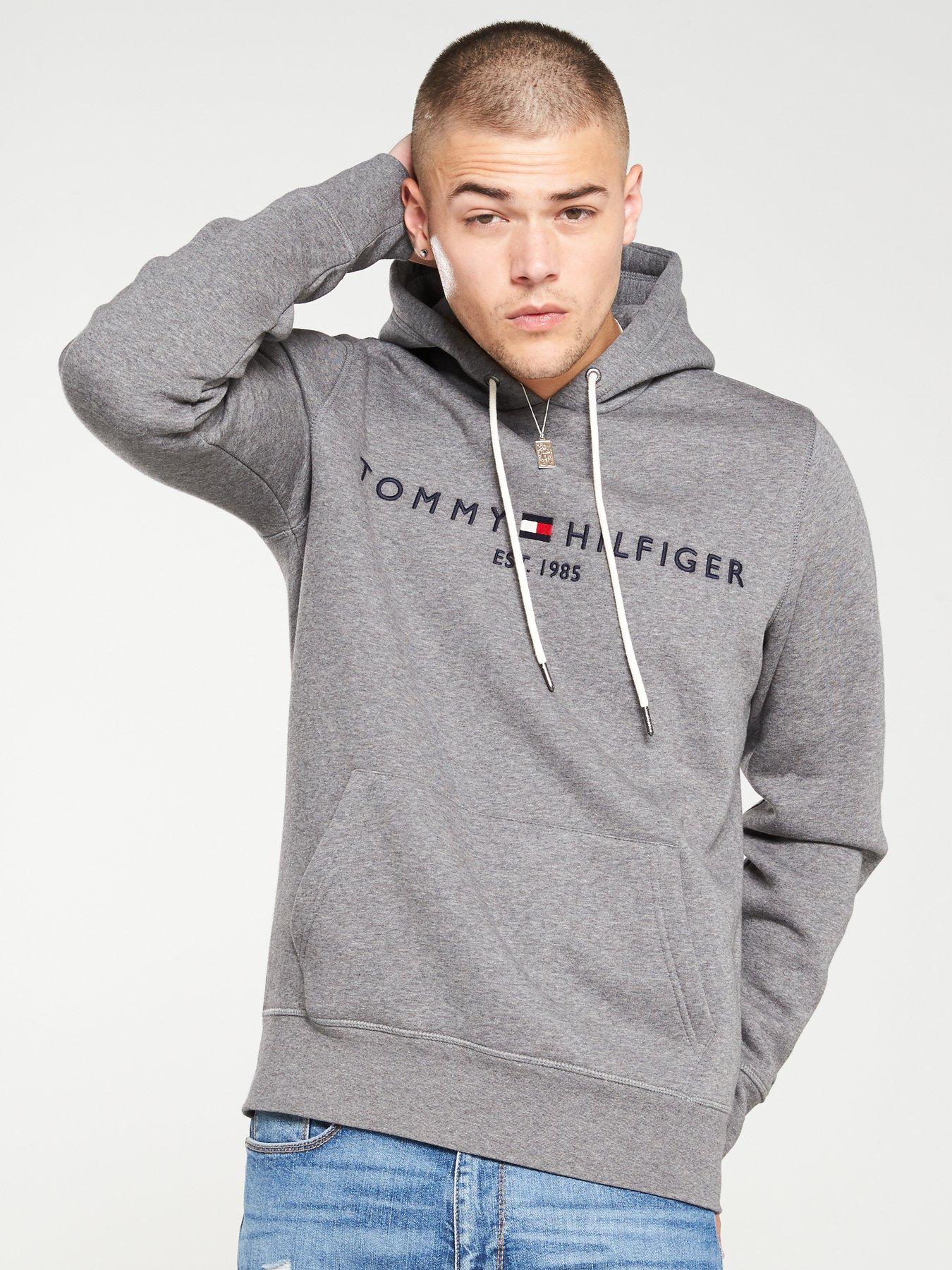 tommy hilfiger mens grey sweatshirt