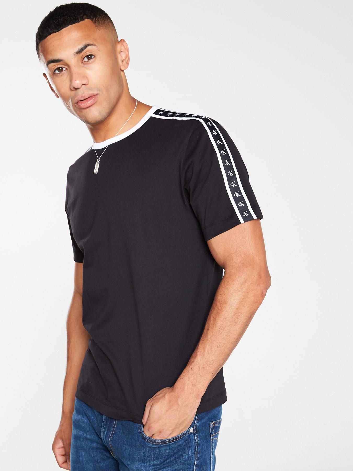 calvin klein tape t shirt