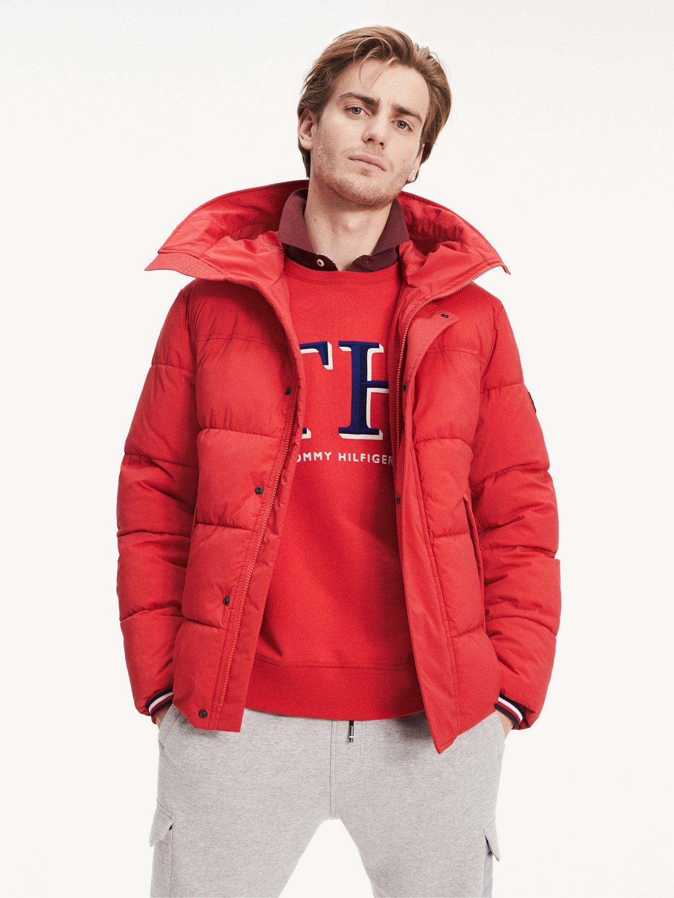 tommy hilfiger stretch hooded jacket