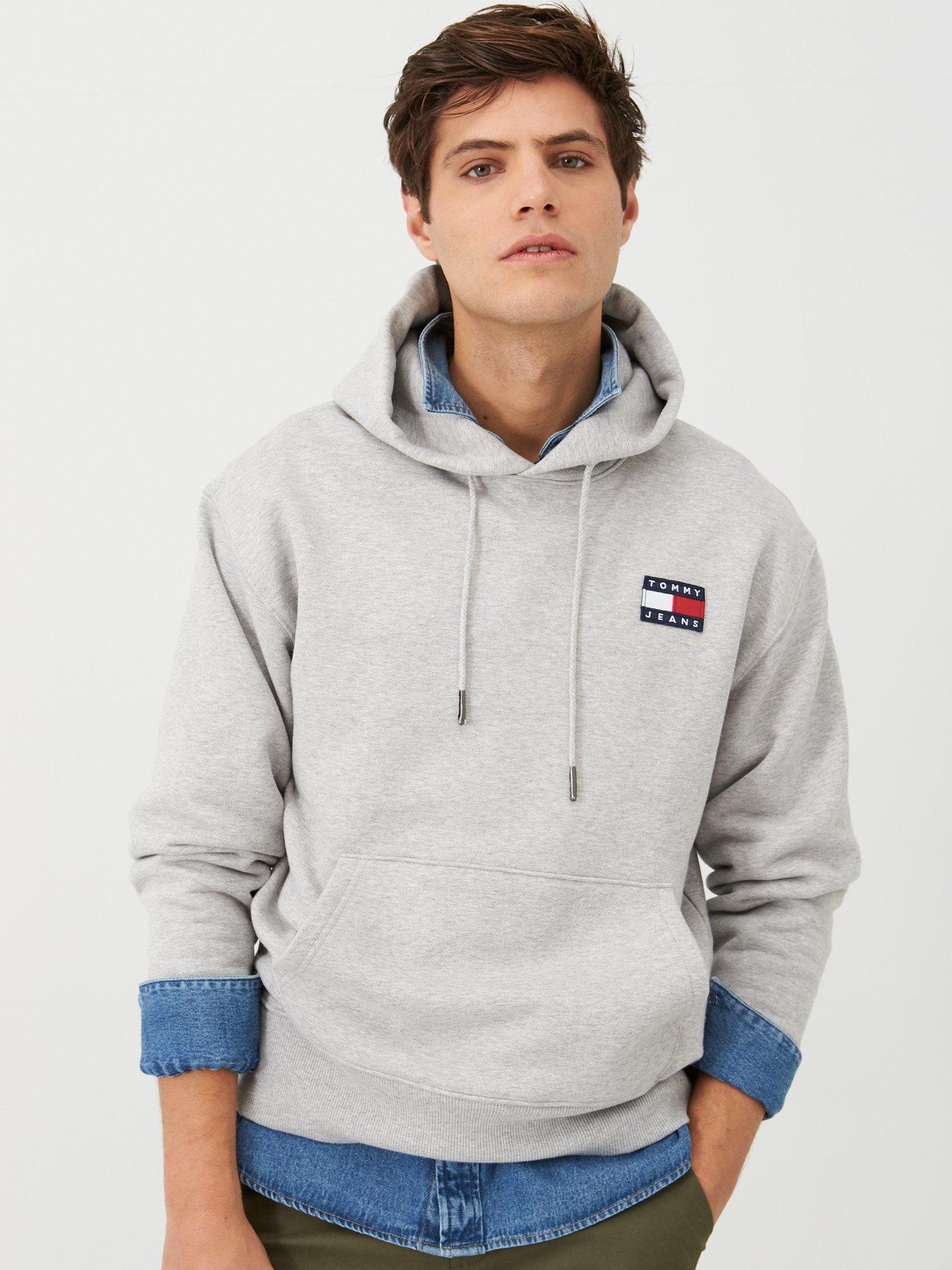 grey tommy jeans hoodie