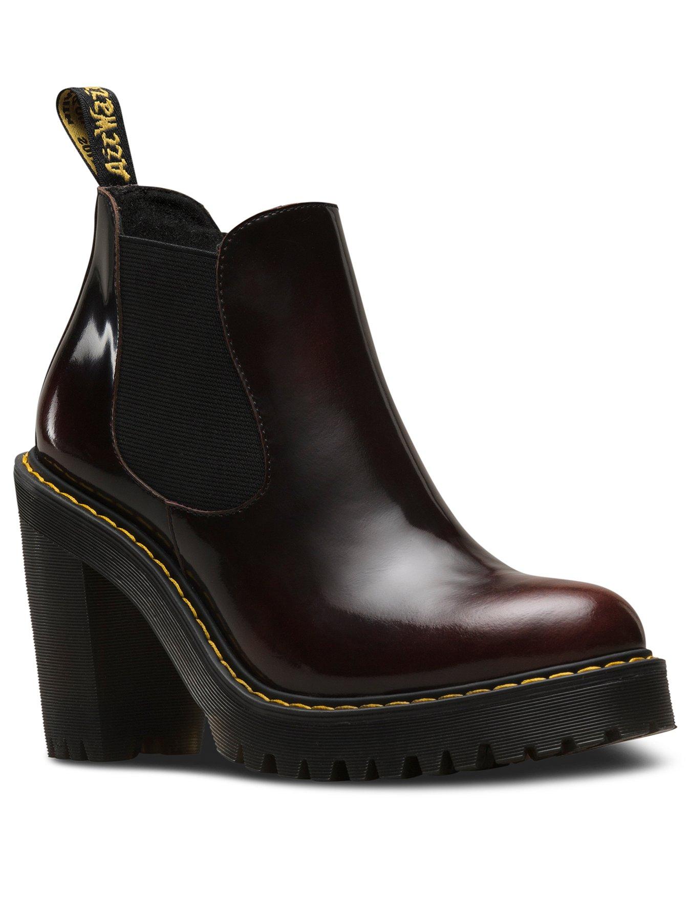Dr Martens Hurston Ankle Boots Cherry Red Very Co Uk