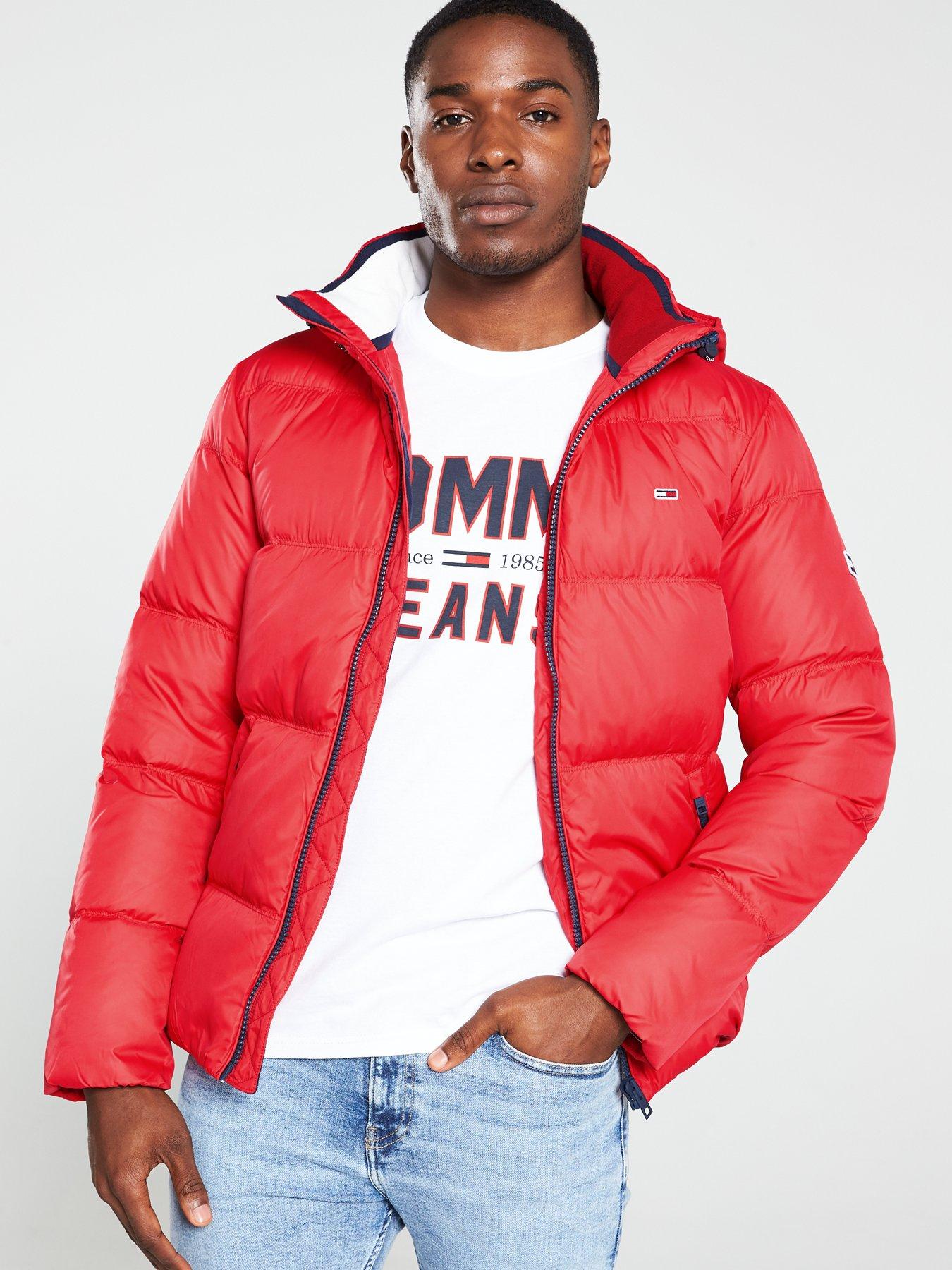 tommy jeans jacket red