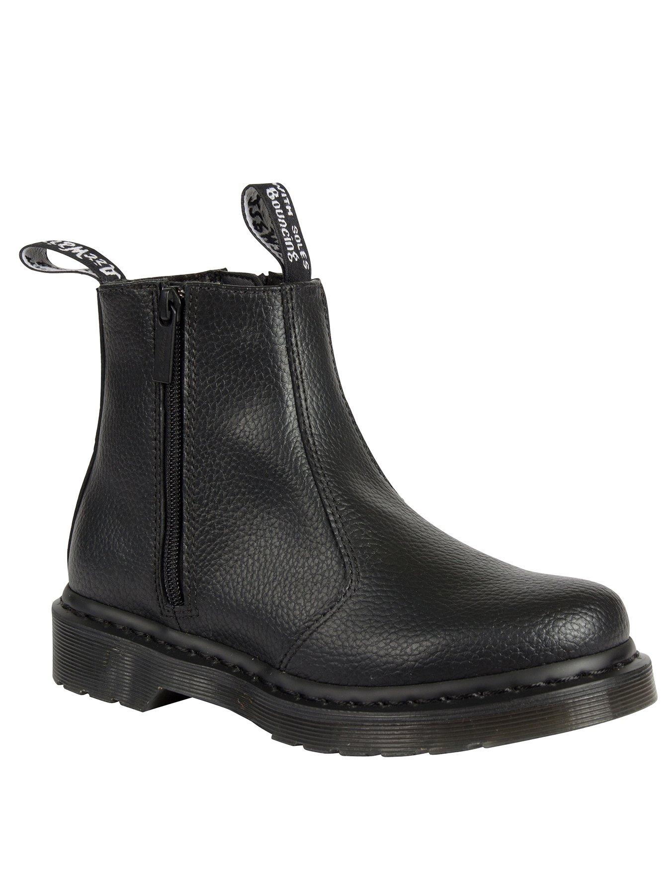 dr martens chelsea boots with zips