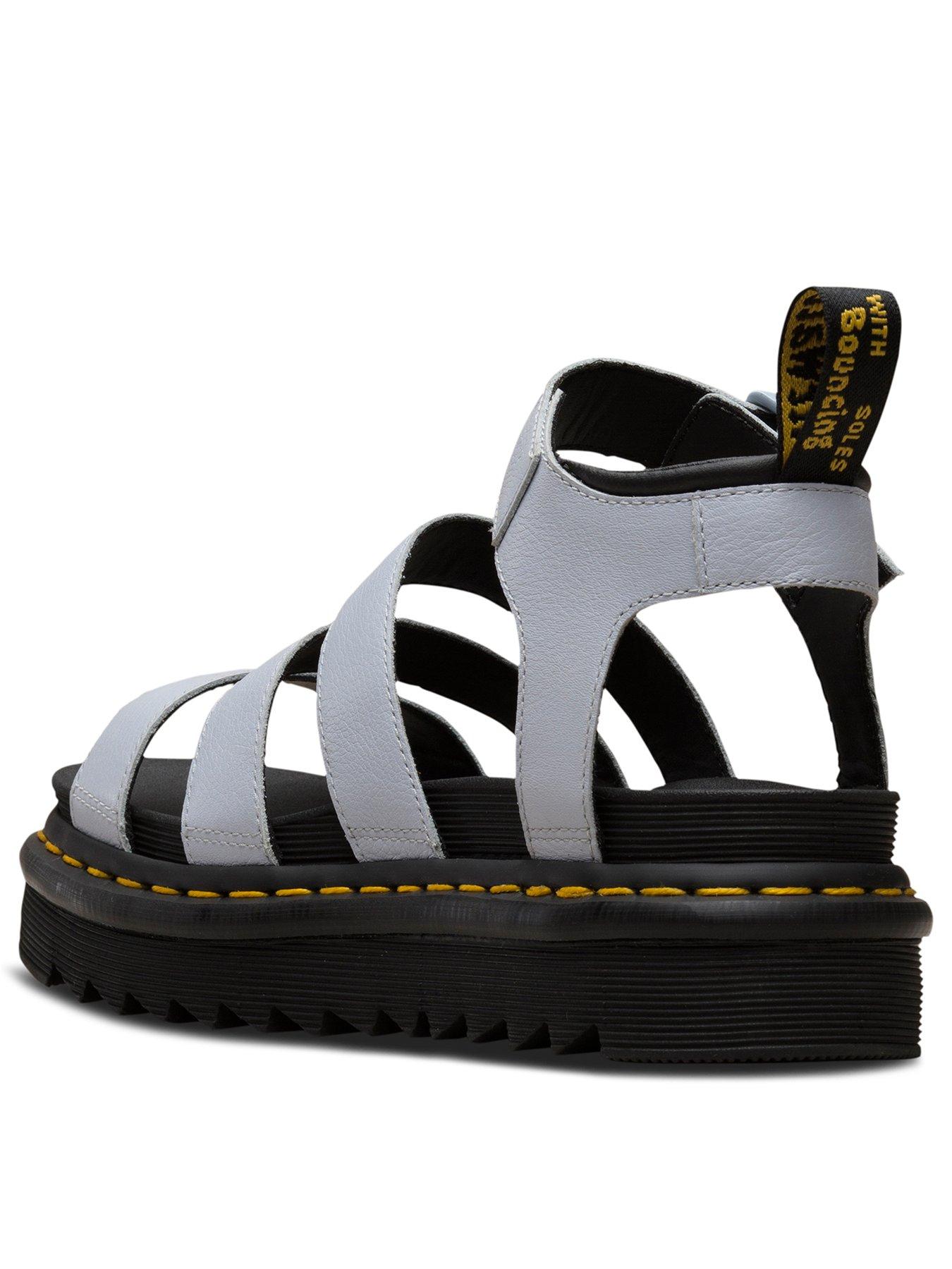 dr martens blue sandals